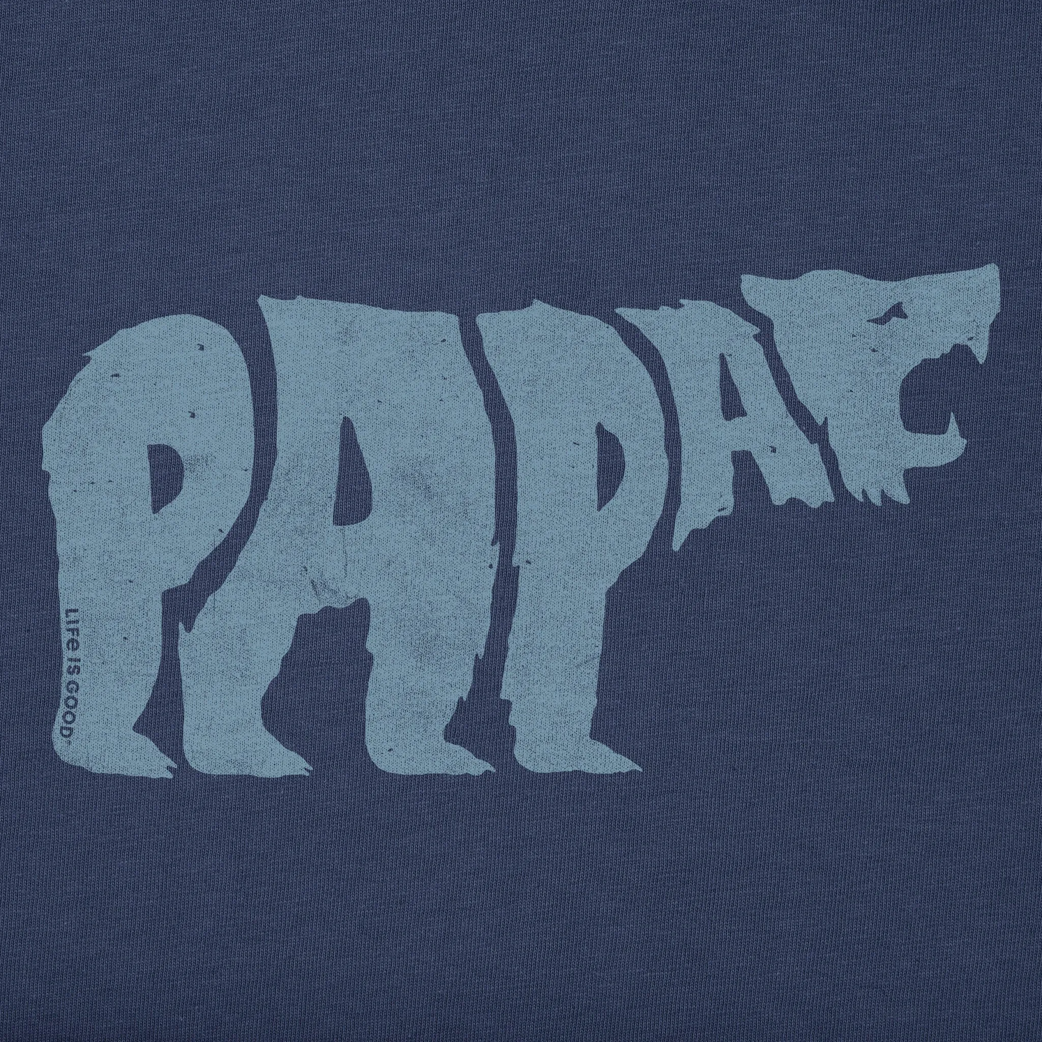 Men's Papa Bear Roar Short Sleeve Tee Life is Good
