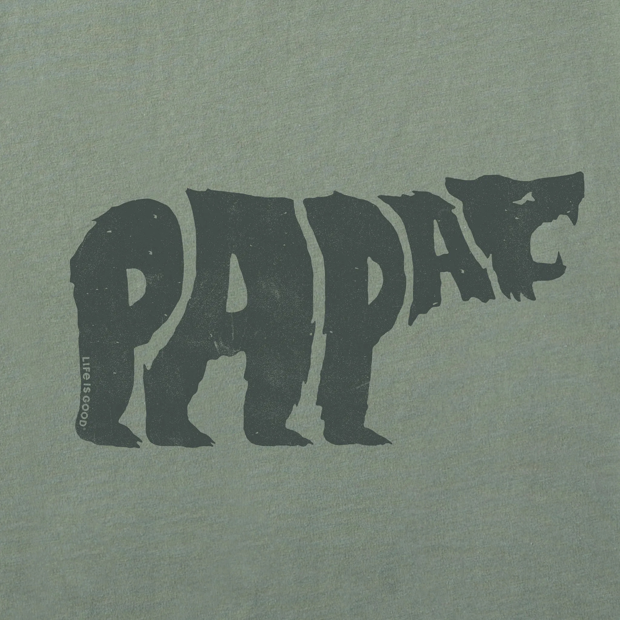 Men's Papa Bear Roar Short Sleeve Tee Life is Good