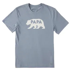Men's Papa Bear Silhouette Short Sleeve Crusher Tee Life is Good