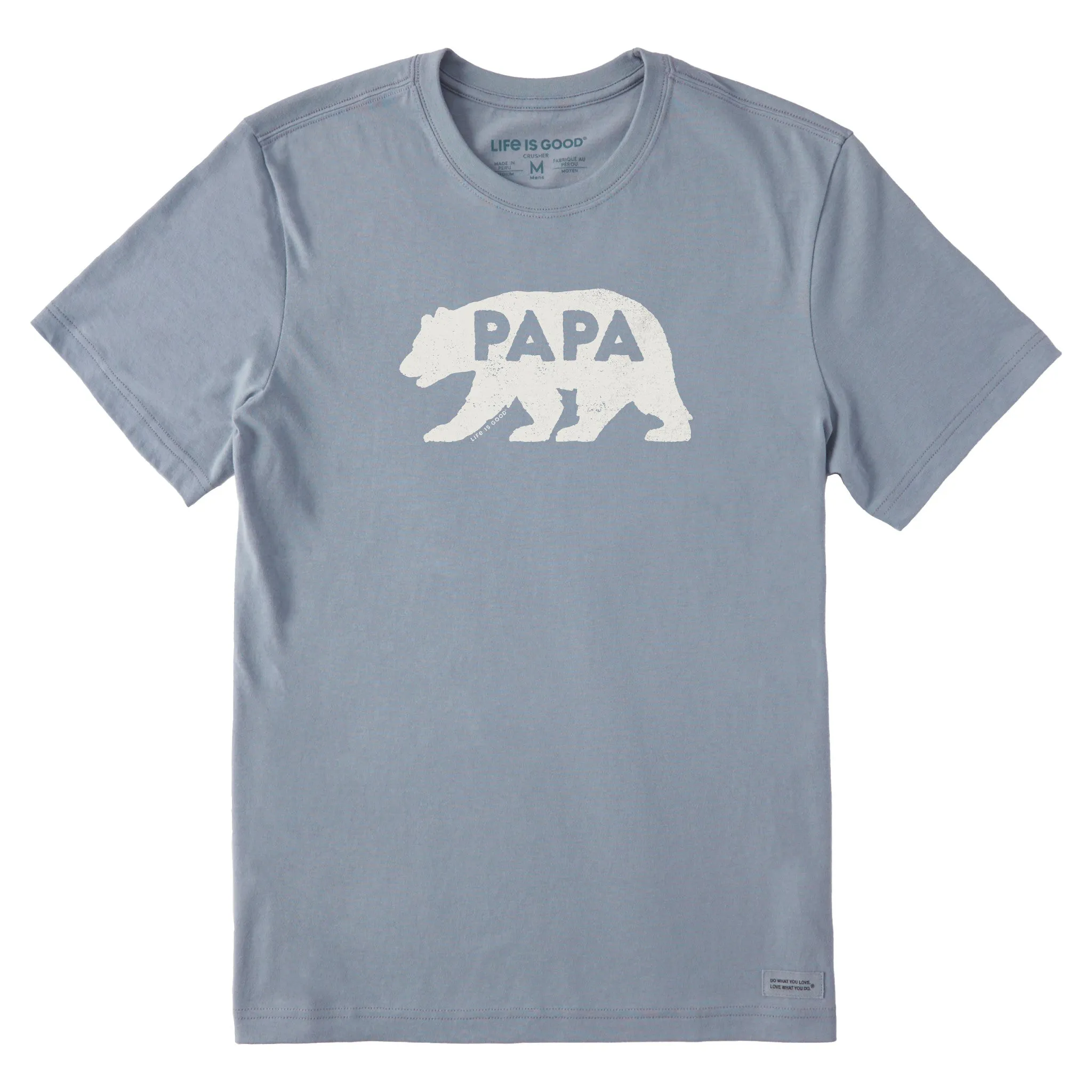 Men's Papa Bear Silhouette Short Sleeve Crusher Tee Life is Good