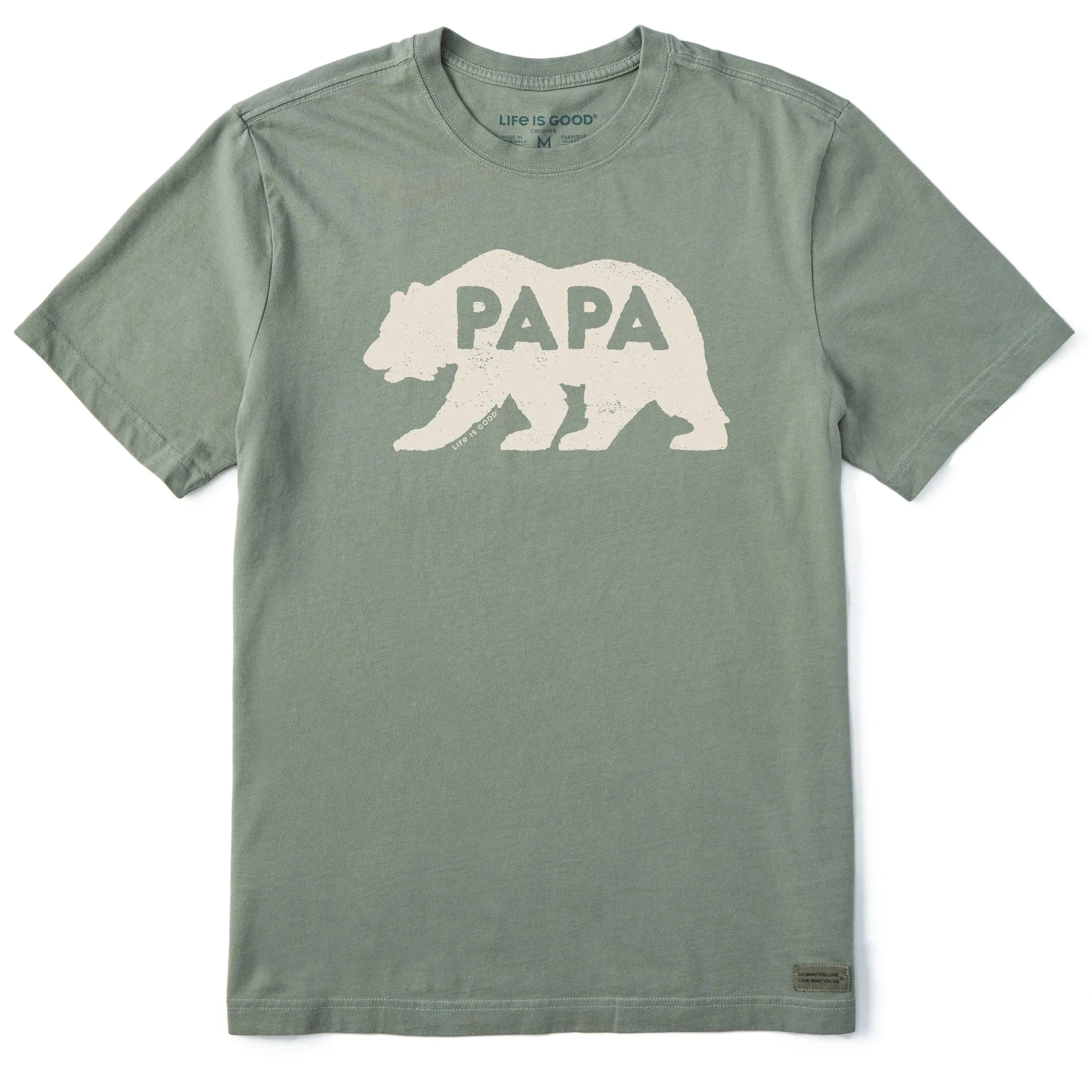 Men's Papa Bear Solid Short Sleeve Tee Life is Good