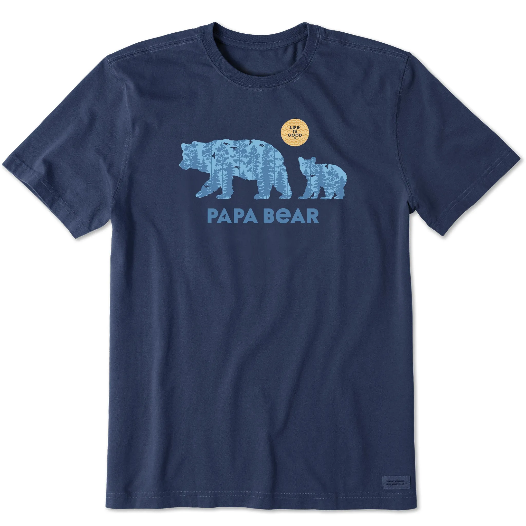 Men's Papa Bear Woods Short Sleeve Tee Life is Good