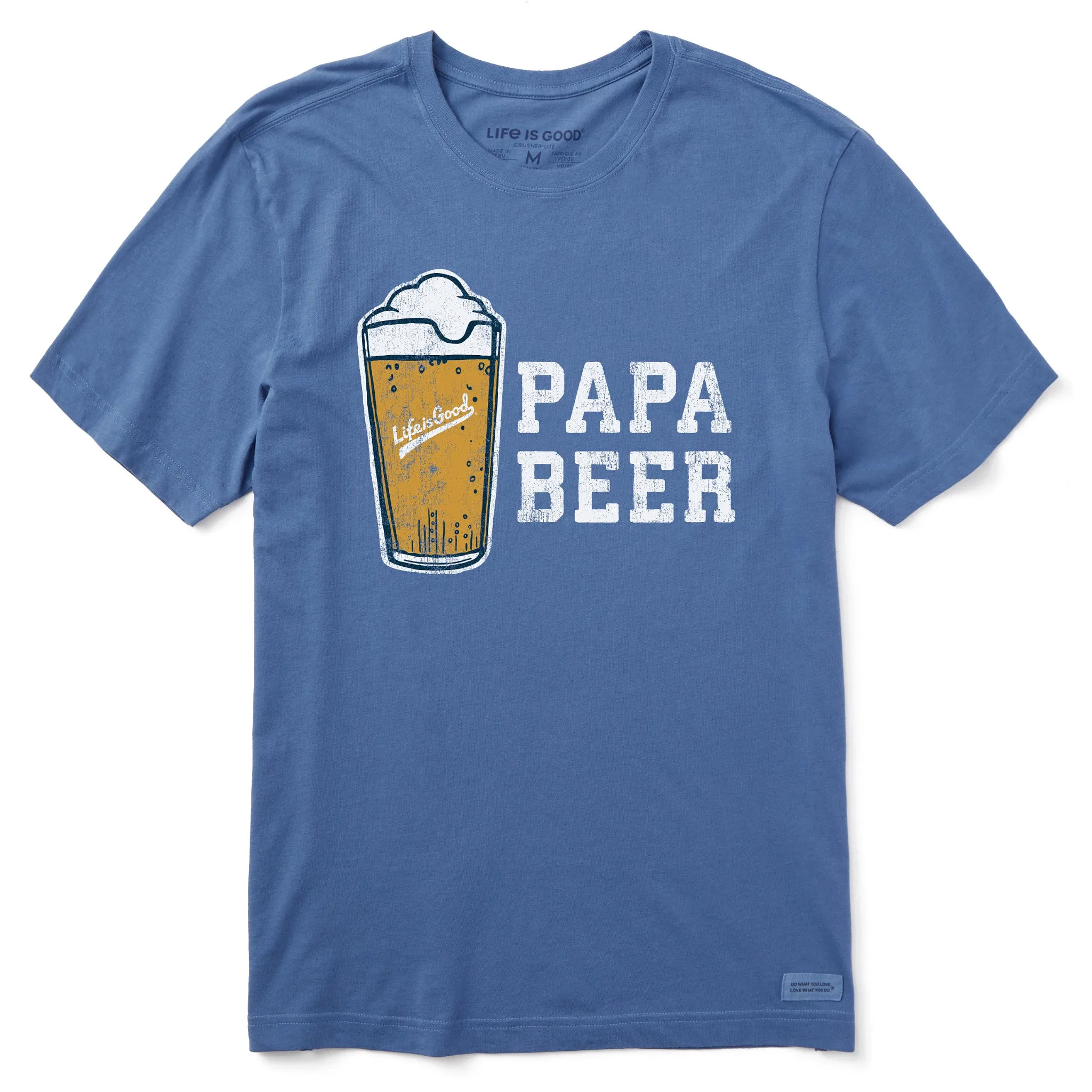 Men's Papa Beer Foam Short Sleeve Crusher Tee Life is Good