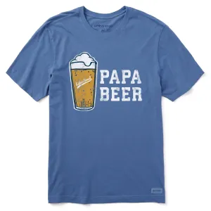 Men's Papa Beer Foam Short Sleeve Crusher Tee Life is Good