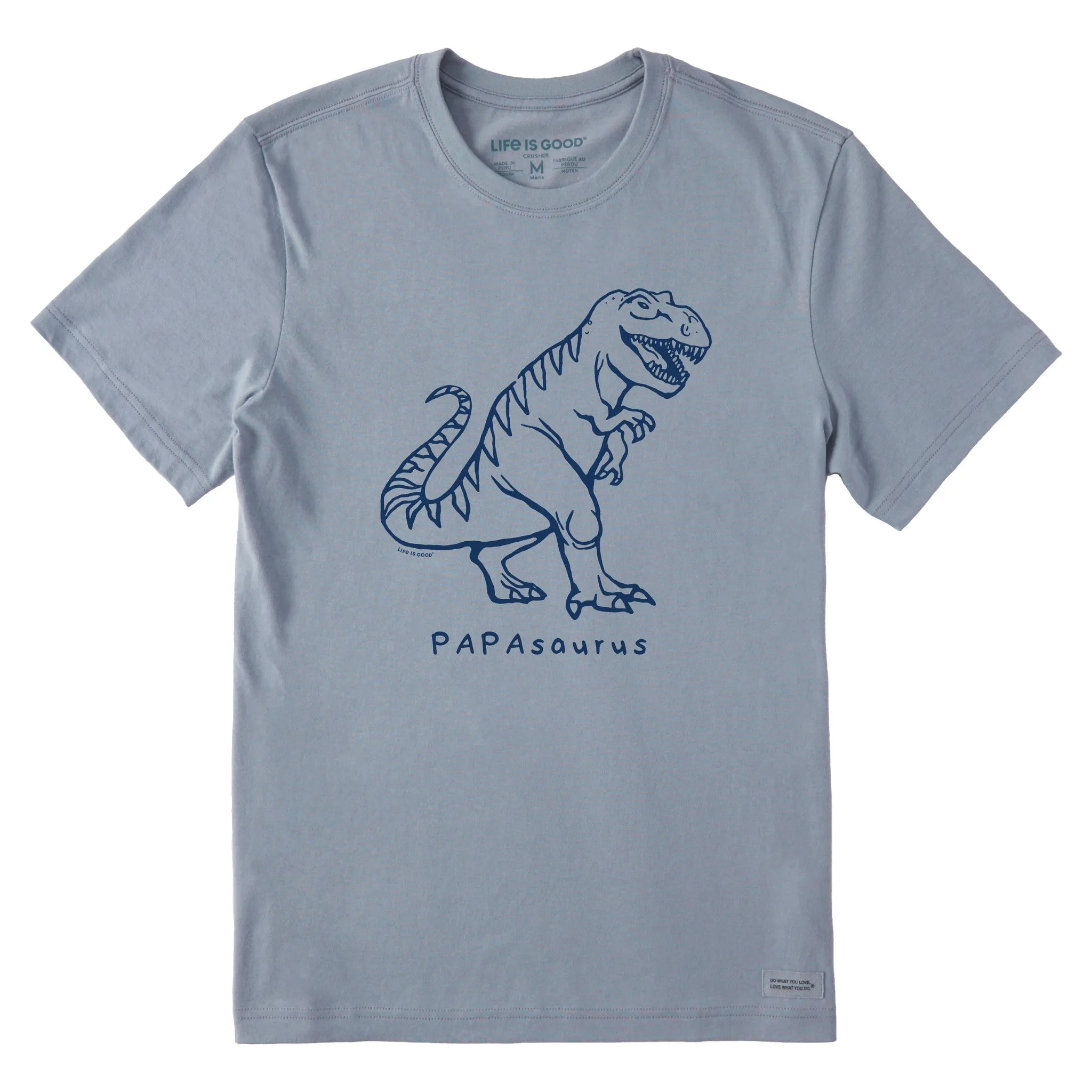 Men's Papasaurus Short Sleeve Crusher Tee Life is Good