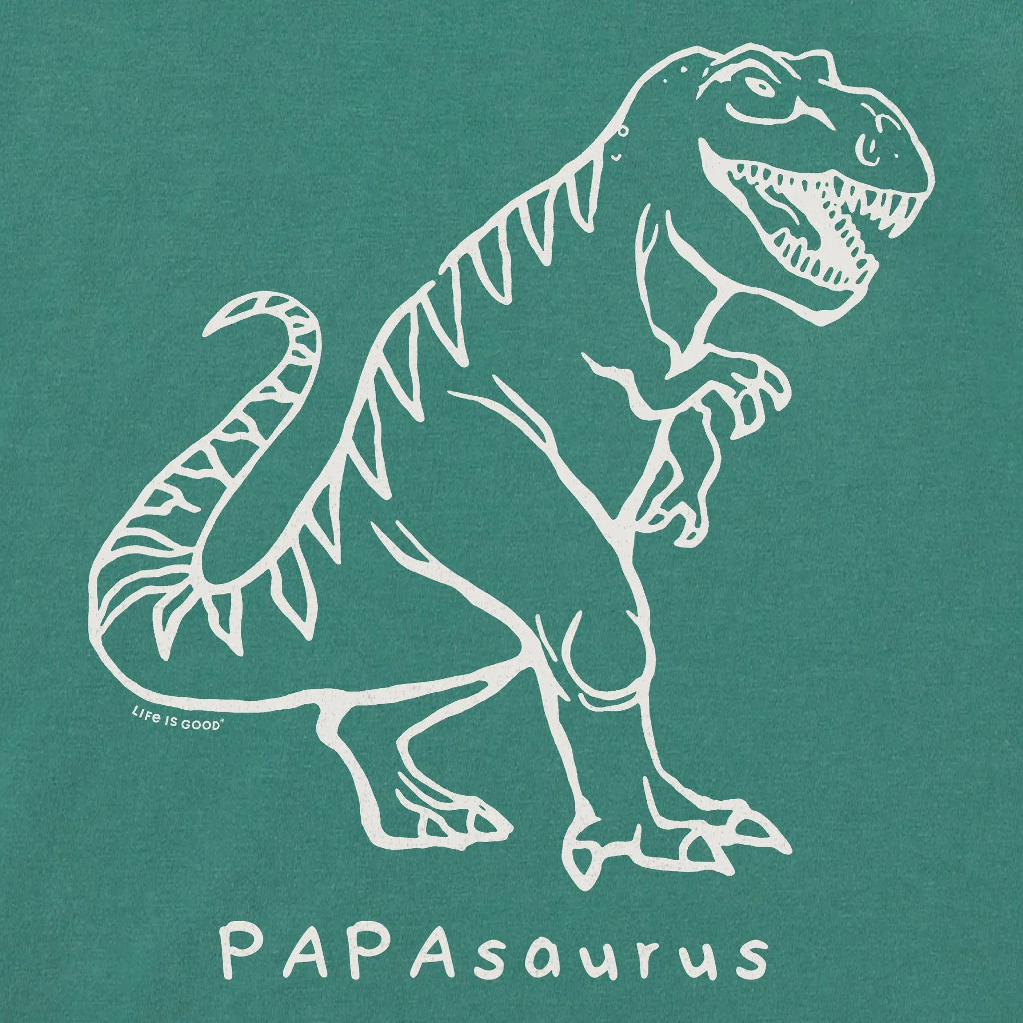 Men's Papasaurus Short Sleeve Crusher Tee Life is Good