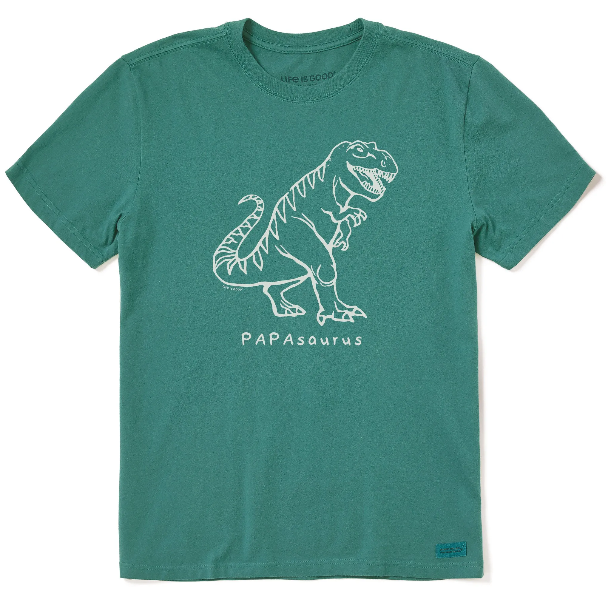 Men's Papasaurus Short Sleeve Crusher Tee Life is Good