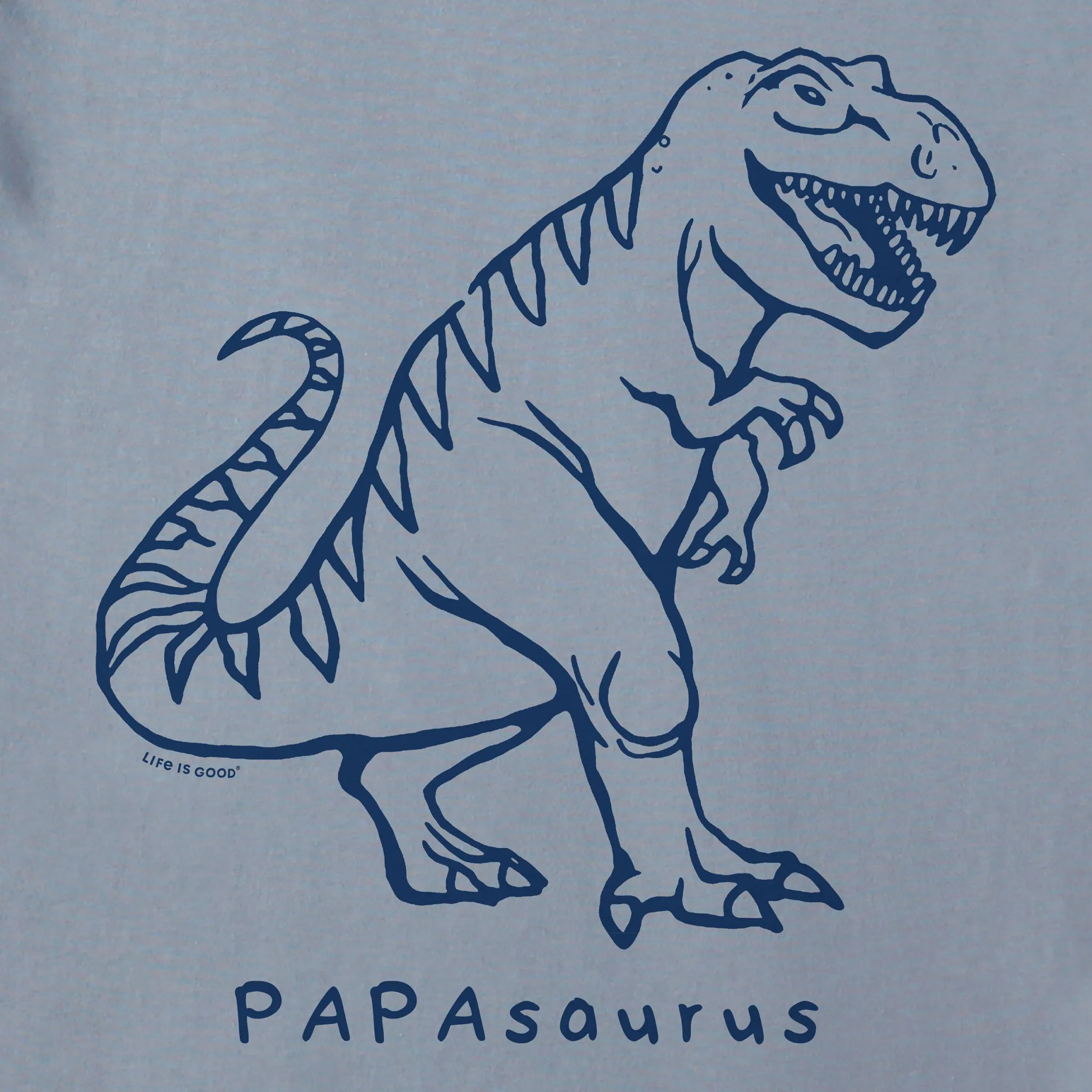 Men's Papasaurus Short Sleeve Crusher Tee Life is Good
