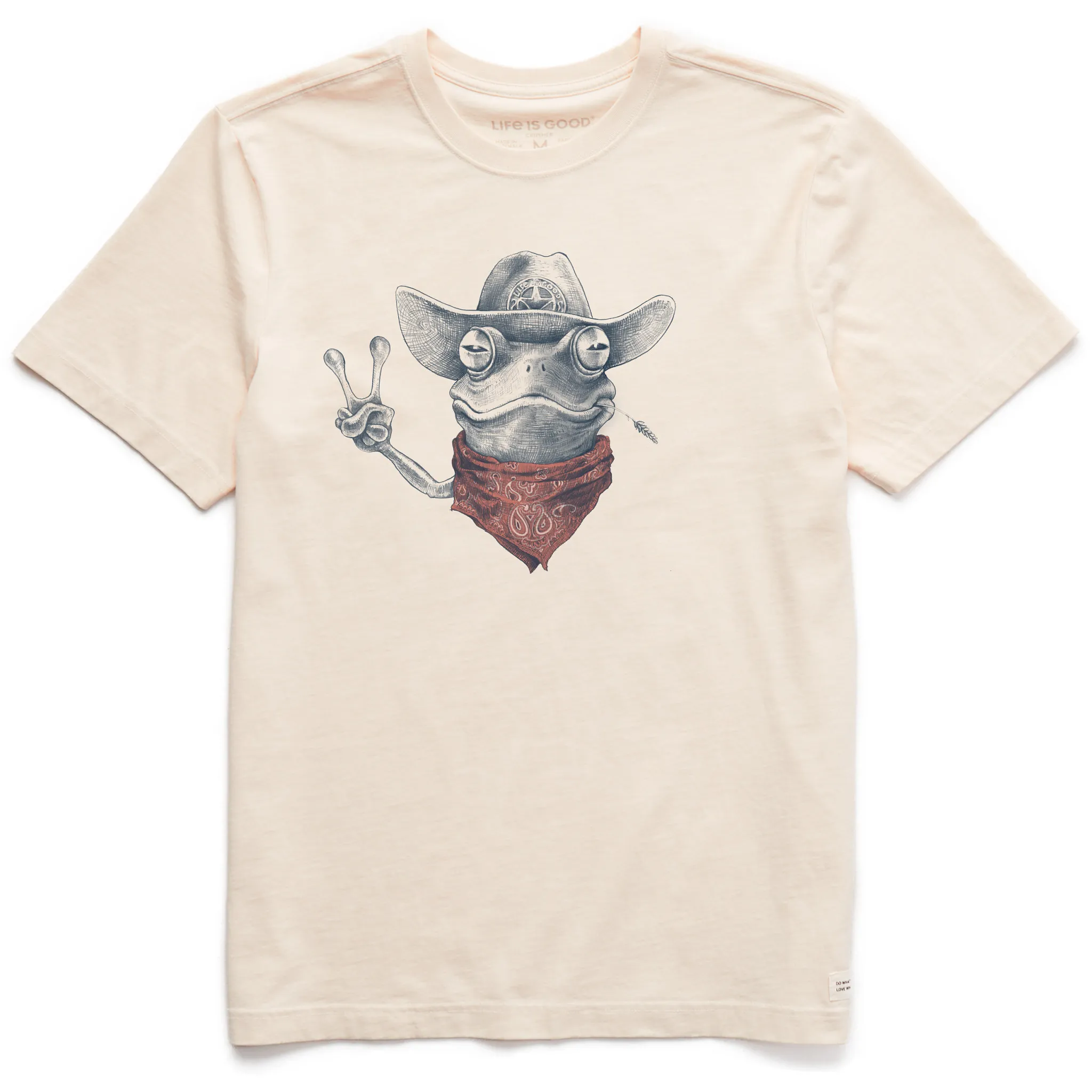 Men's Peace Frog Short Sleeve Crusher Tee Life is Good