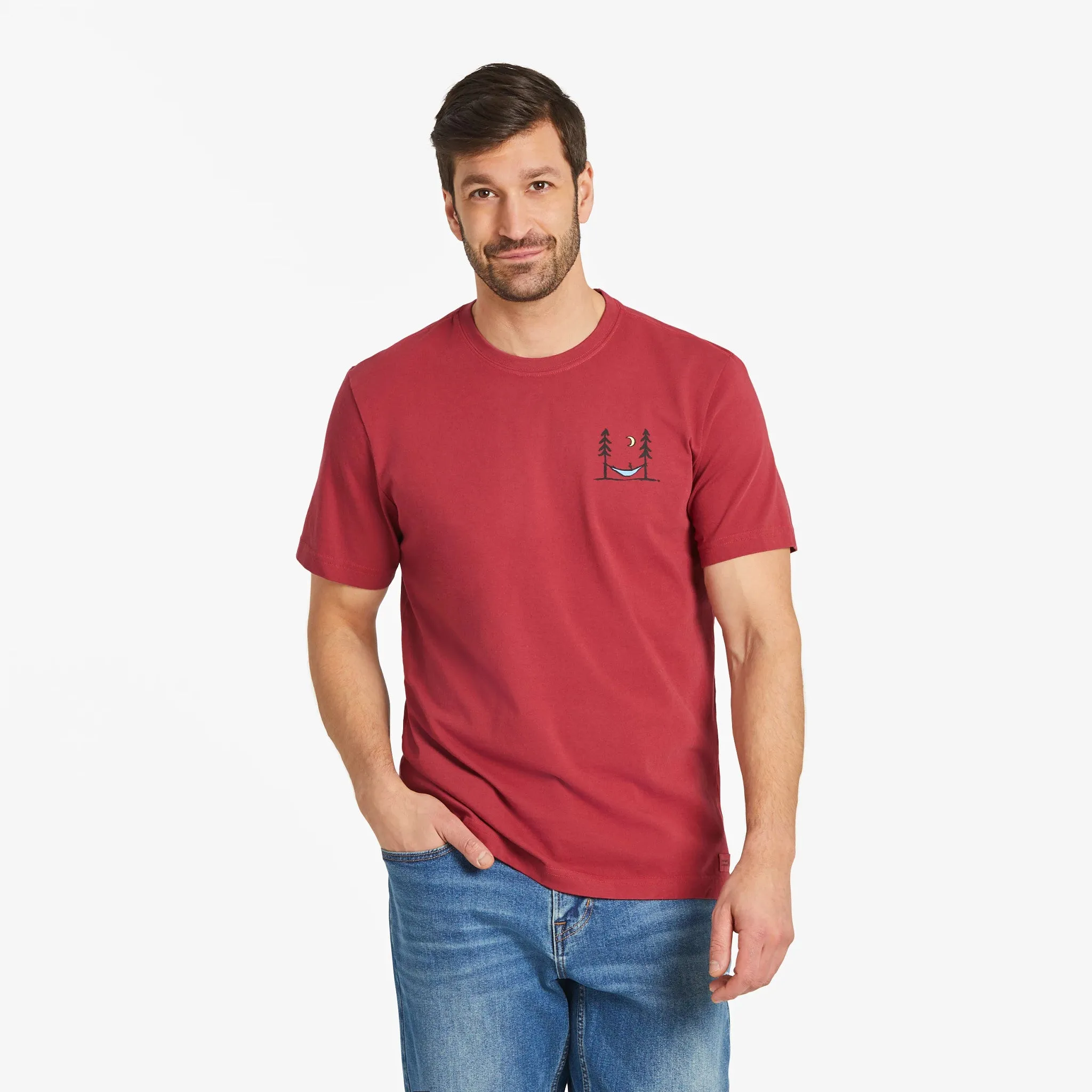 Men's Peace Out Short Sleeve Crusher Tee Life is Good