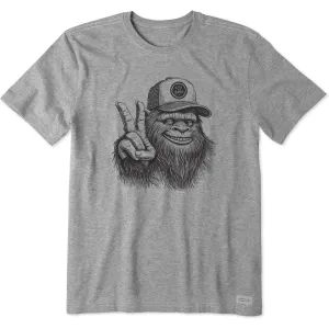 Men's Peaceful Sasquatch Short Sleeve Tee Life is Good