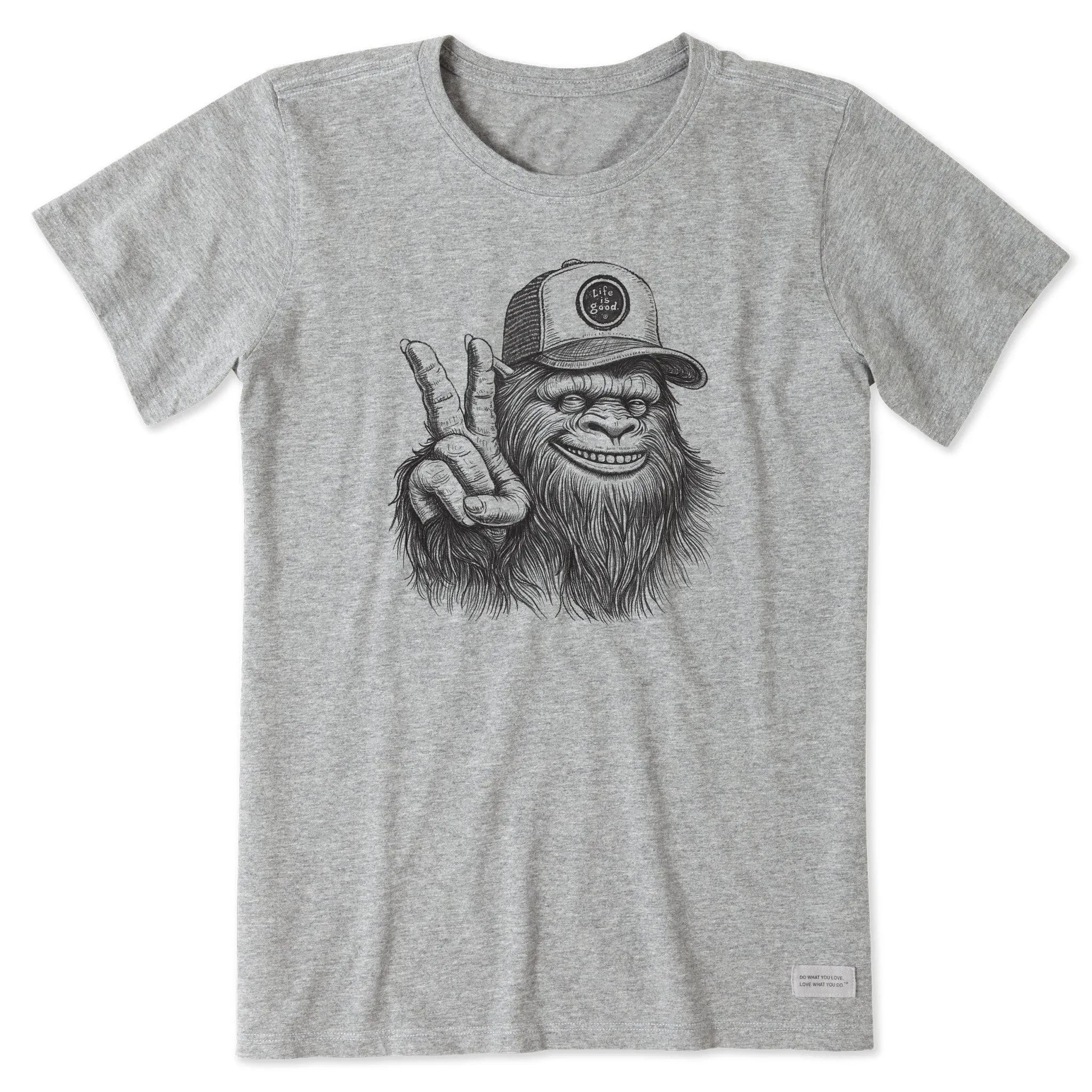 Men's Peaceful Sasquatch Short Sleeve Tee Life is Good