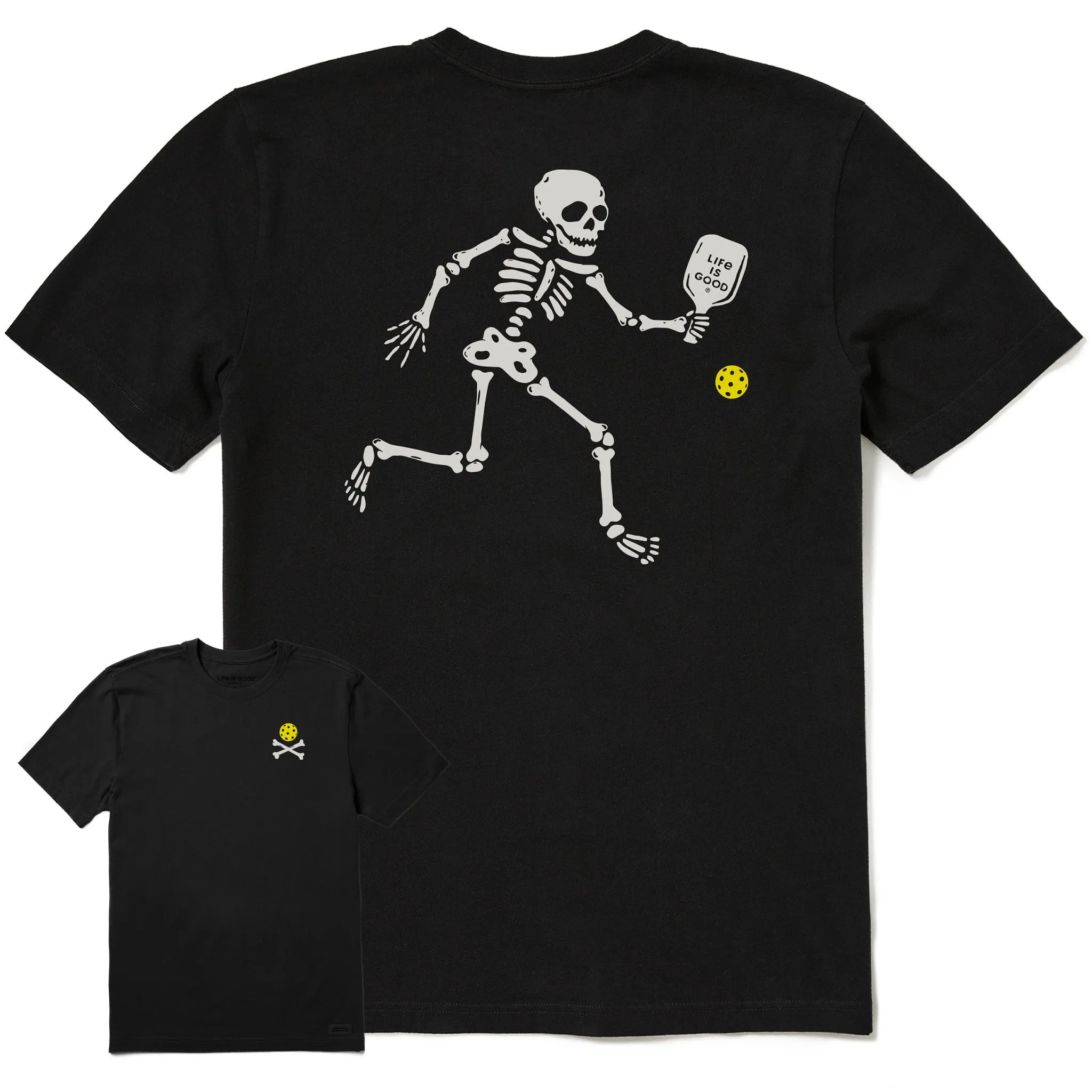 Men's Pickle Skeleton Short Sleeve Tee Life is Good