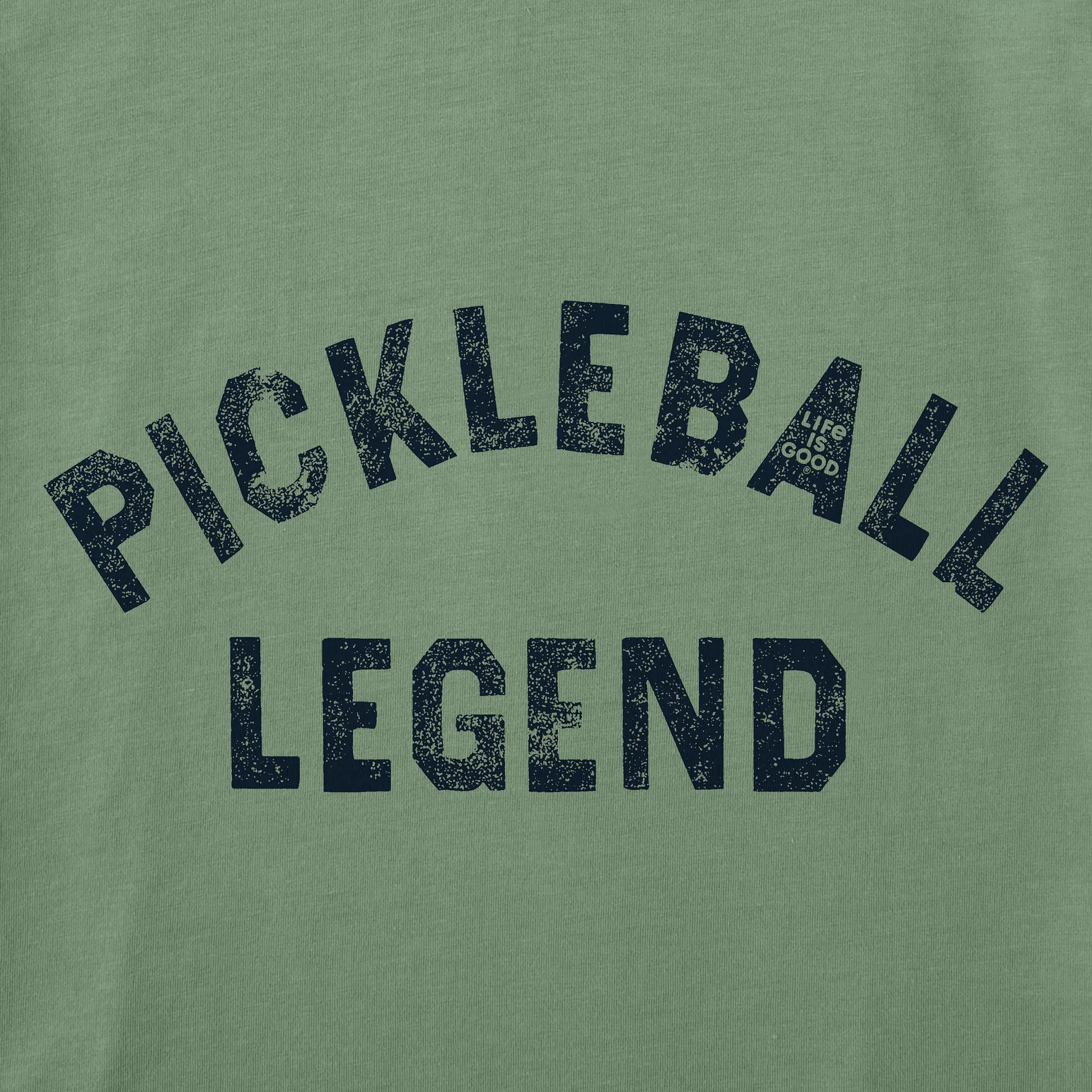 Men's Pickleball Legend Short Sleeve Crusher Tee Life is Good