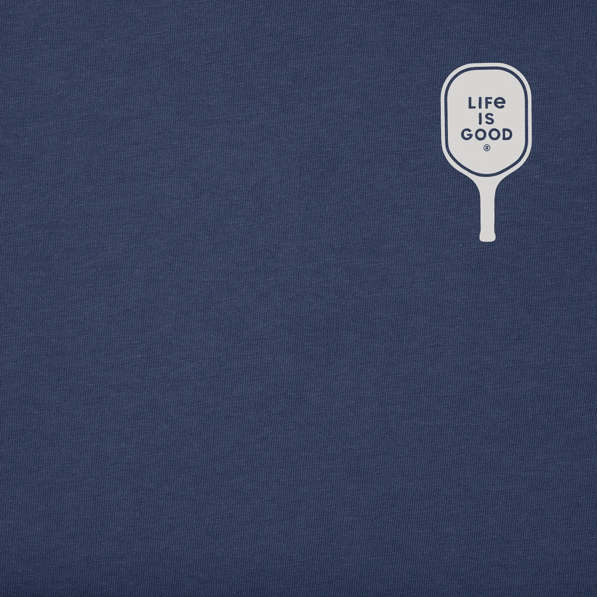 Men's Pickleball Nation Short Sleeve Tee Life is Good