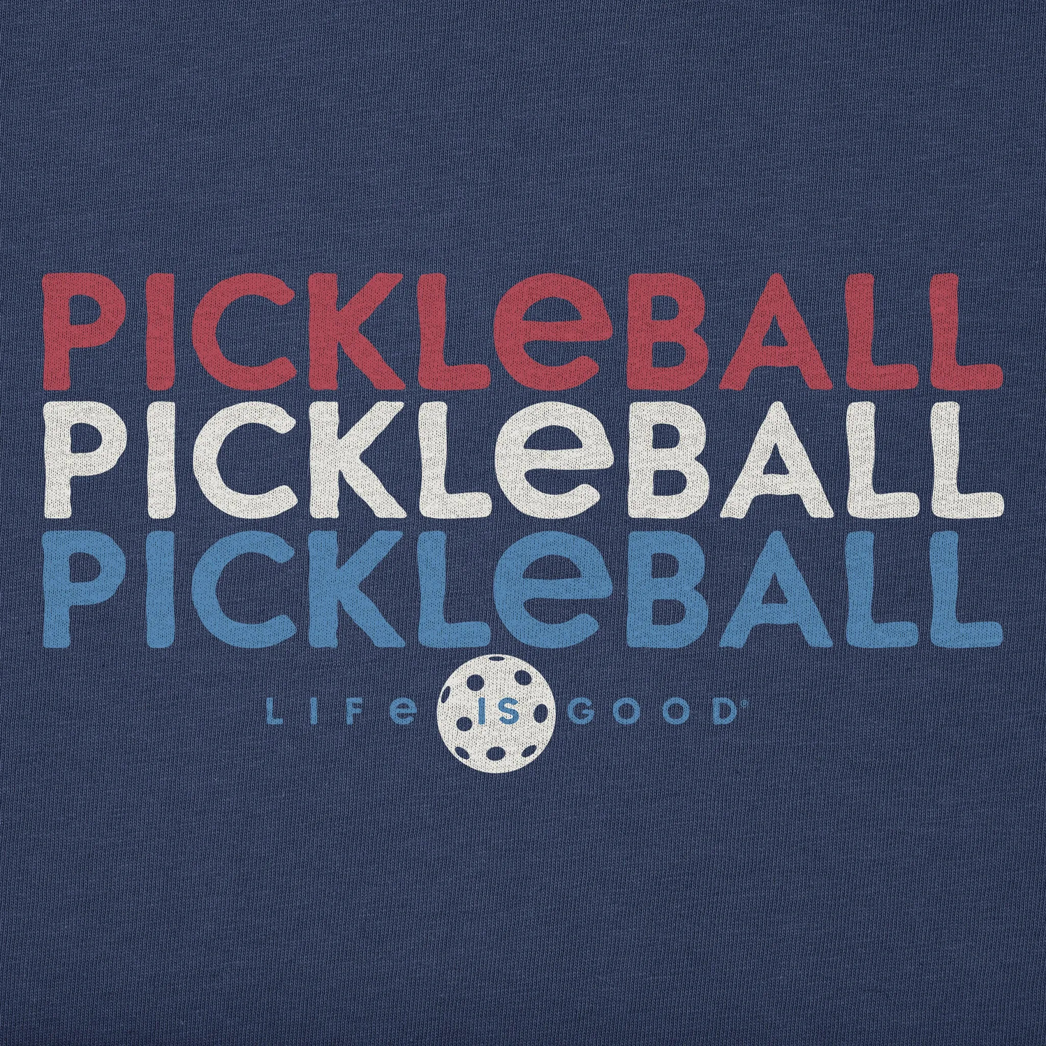 Men's Pickleball Repeat Short Sleeve Tee Life is Good