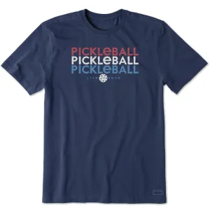 Men's Pickleball Repeat Short Sleeve Tee Life is Good