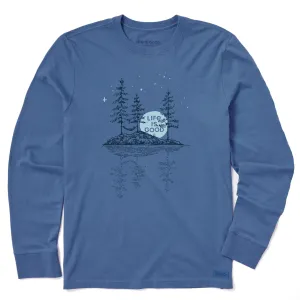 Men's Pine Island Long Sleeve Crusher Tee Life is Good