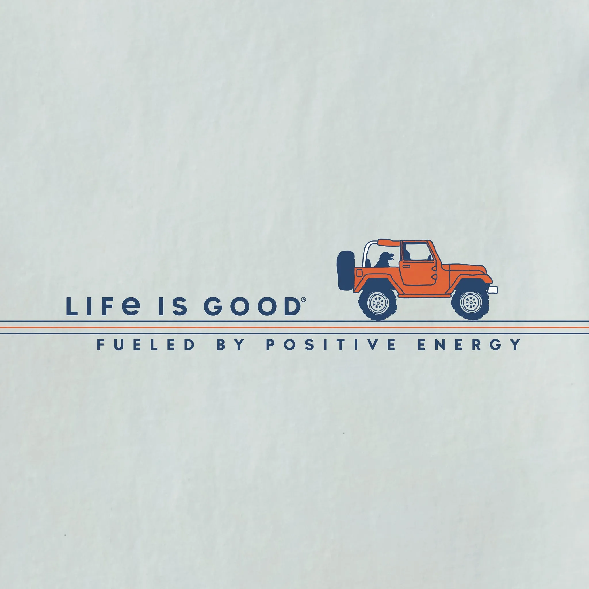 Men's Positive Energy ATV Short Sleeve Crusher-LITE Tee Life is Good
