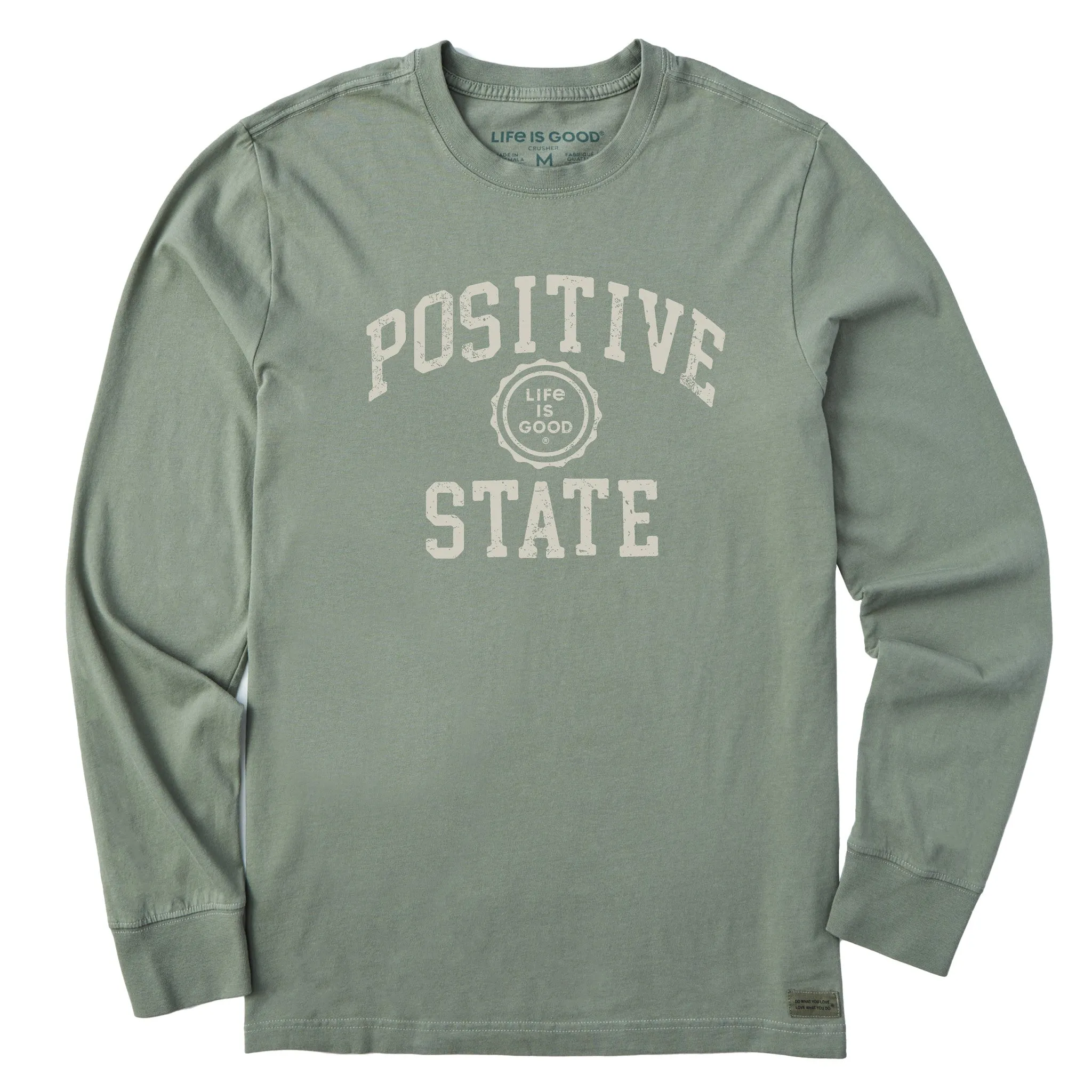 Men's Positive State Long Sleeve Crusher Tee Life is Good