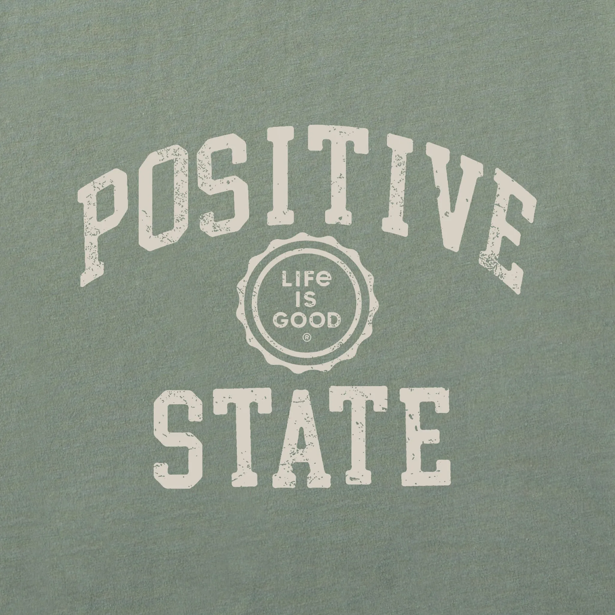 Men's Positive State Long Sleeve Crusher Tee Life is Good