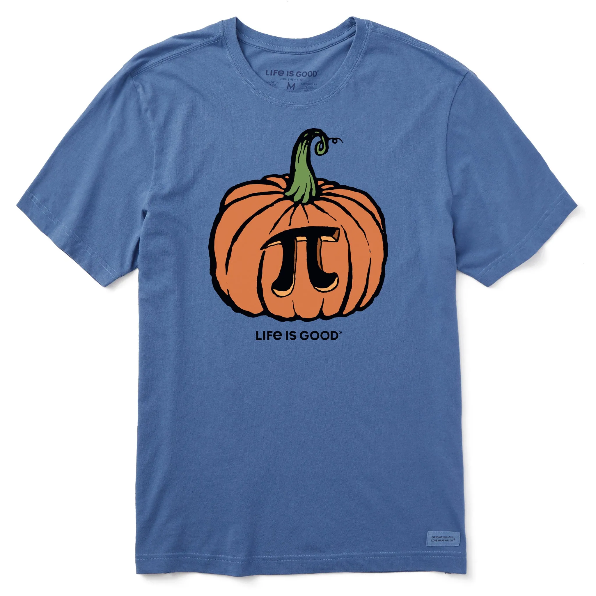 Men's Pumpkin Pi Short Sleeve Crusher Tee Life is Good