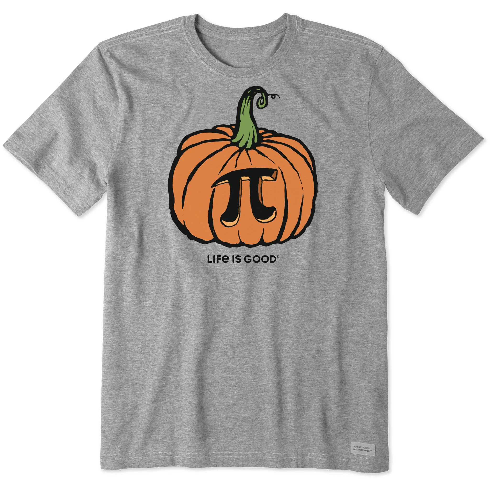Men's Pumpkin Pi Short Sleeve Crusher Tee Life is Good