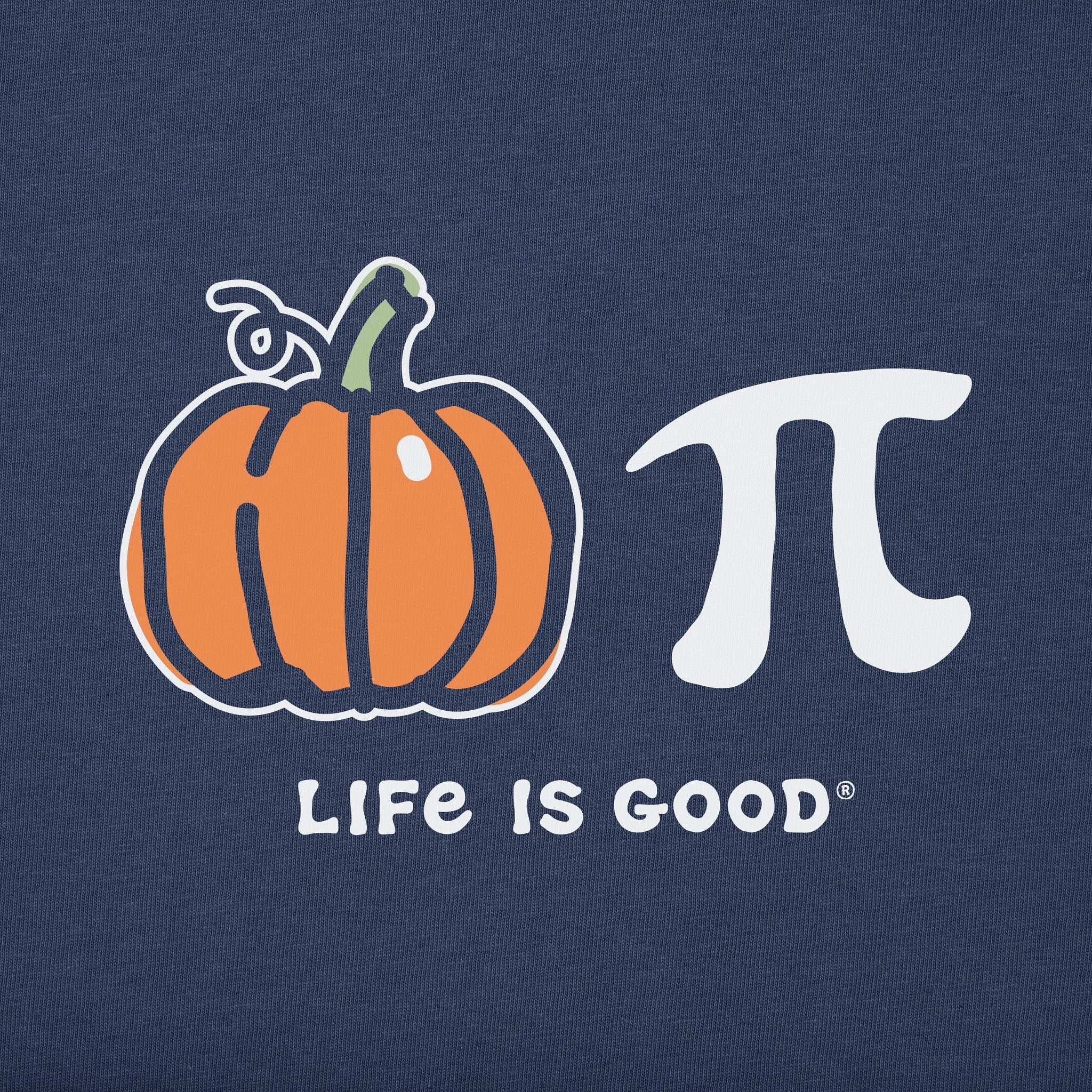 Men's Pumpkin   Pie Long Sleeve Crusher Tee Life is Good