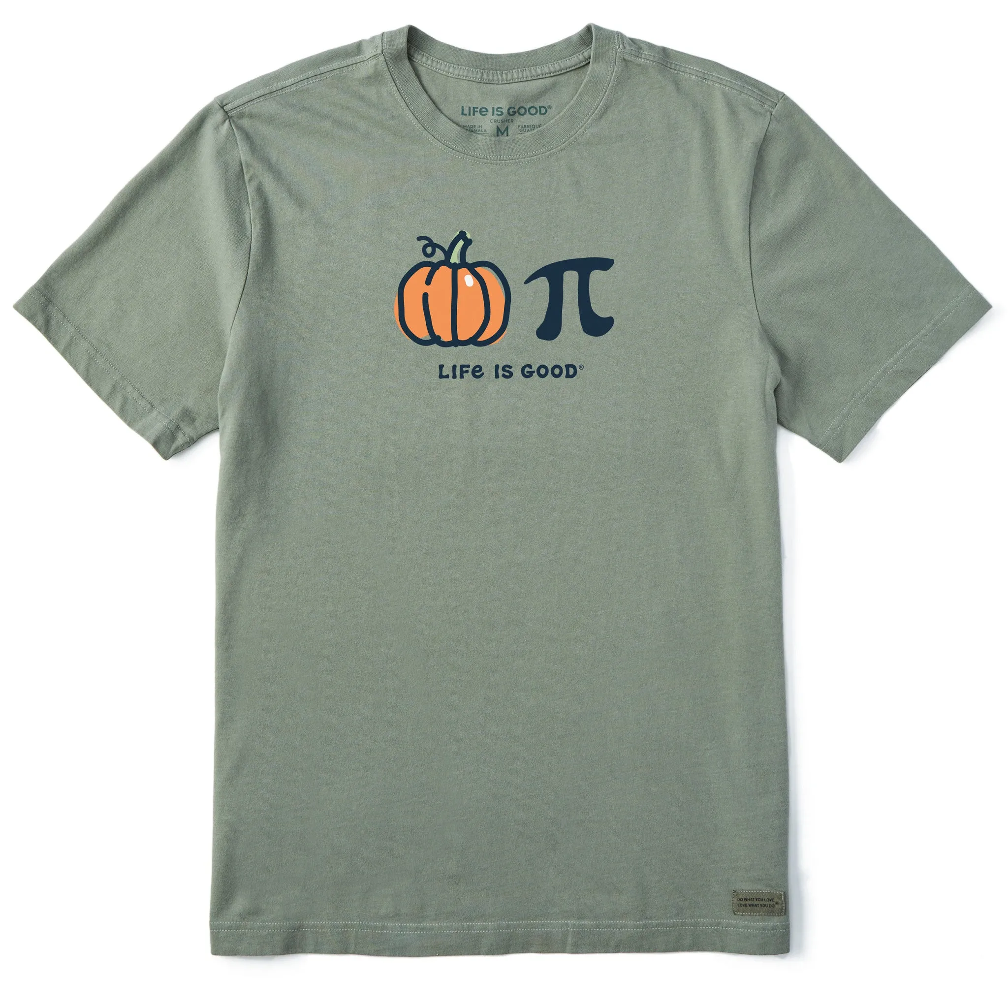 Men's Pumpkin   Pie Short Sleeve Crusher Tee Life is Good