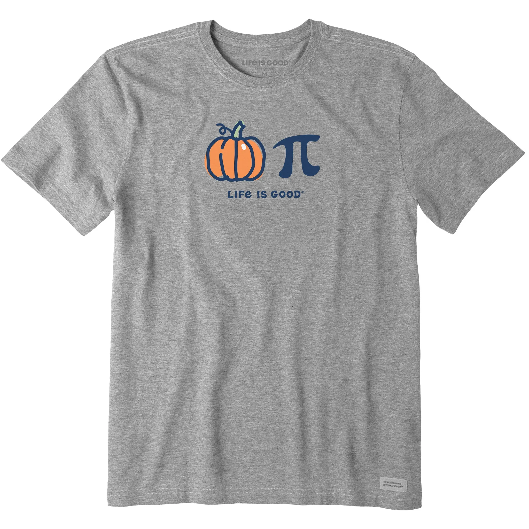 Men's Pumpkin   Pie Short Sleeve Crusher Tee Life is Good