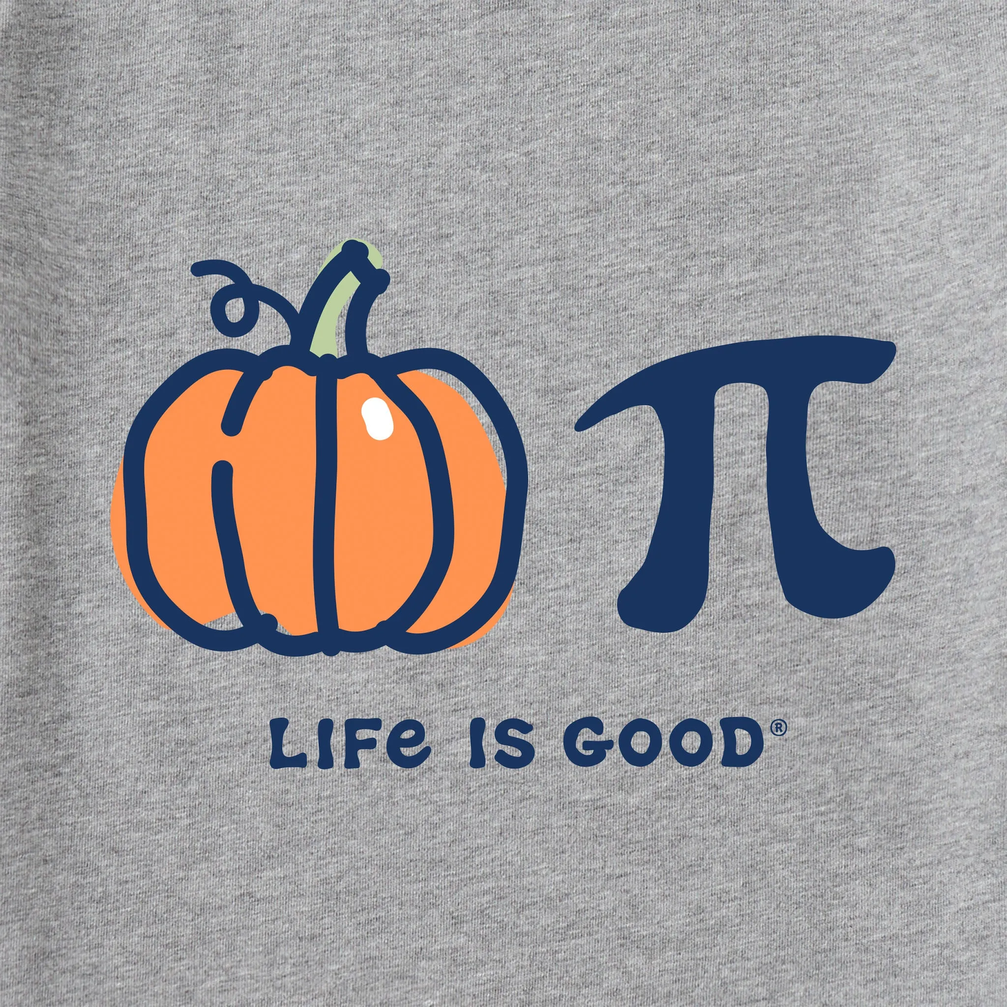 Men's Pumpkin   Pie Short Sleeve Crusher Tee Life is Good