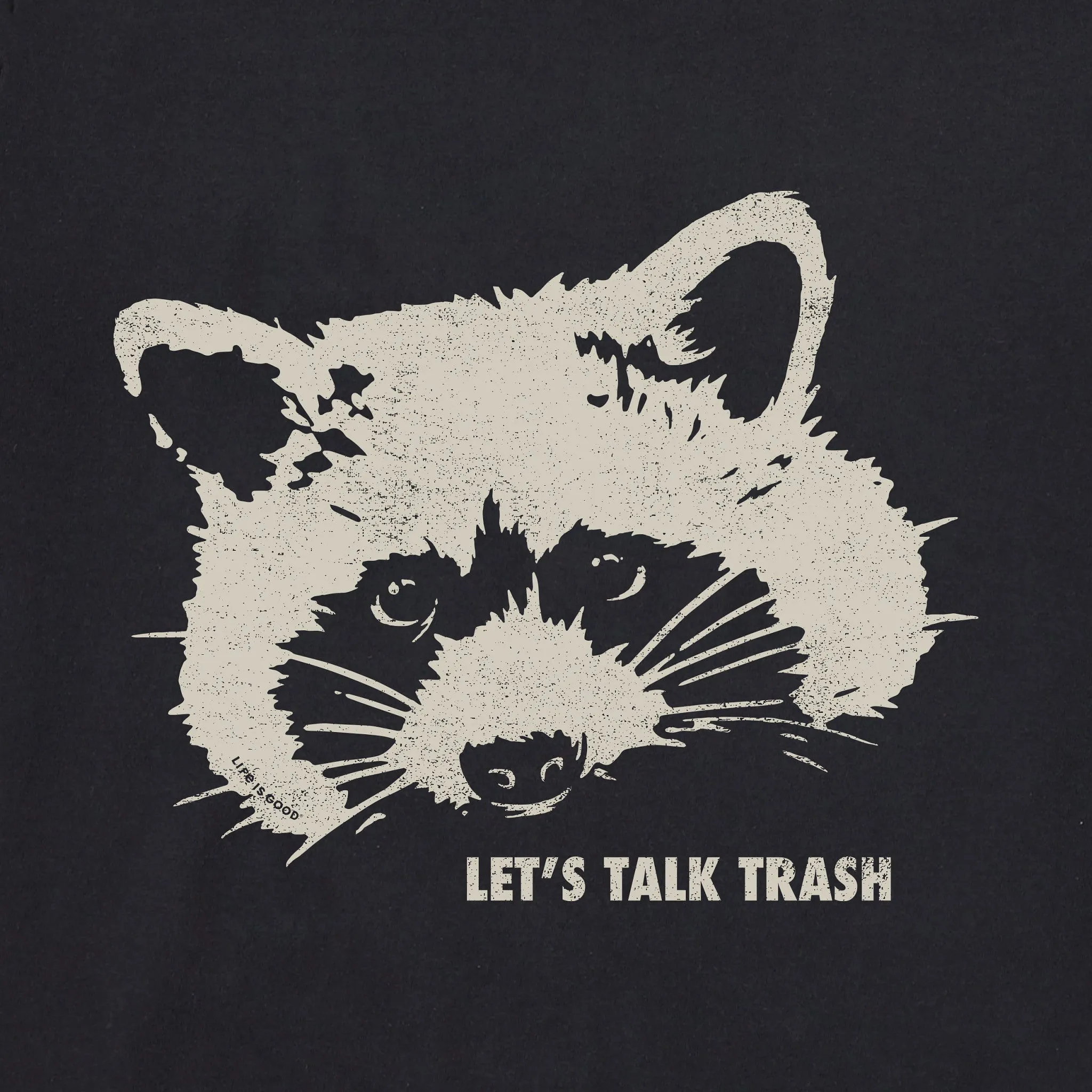Men's Raccoon Short Sleeve Tee Life is Good