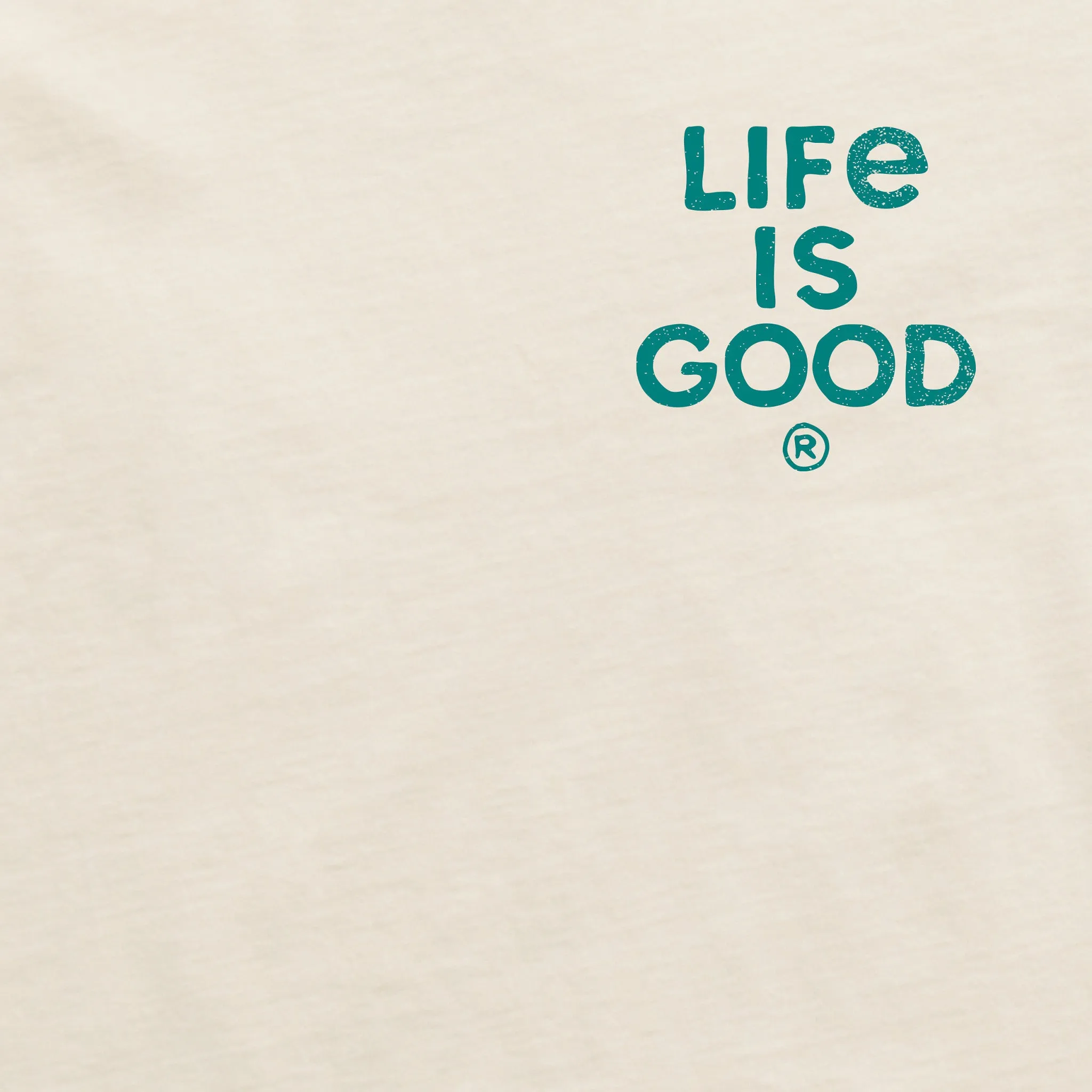 Men's Radiating Sun Long Sleeve Crusher Tee Life is Good