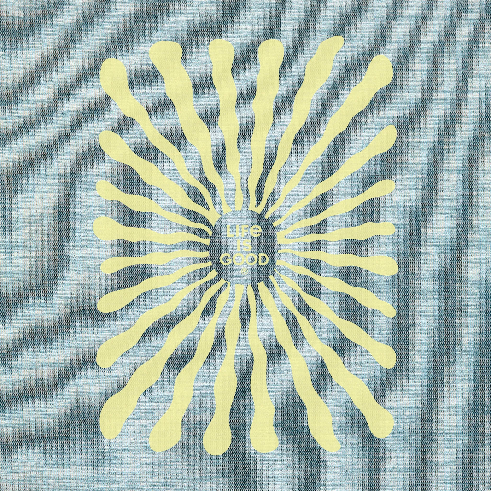 Men's Radiating Sun Long Sleeve Sun Crusher Tee Life is Good