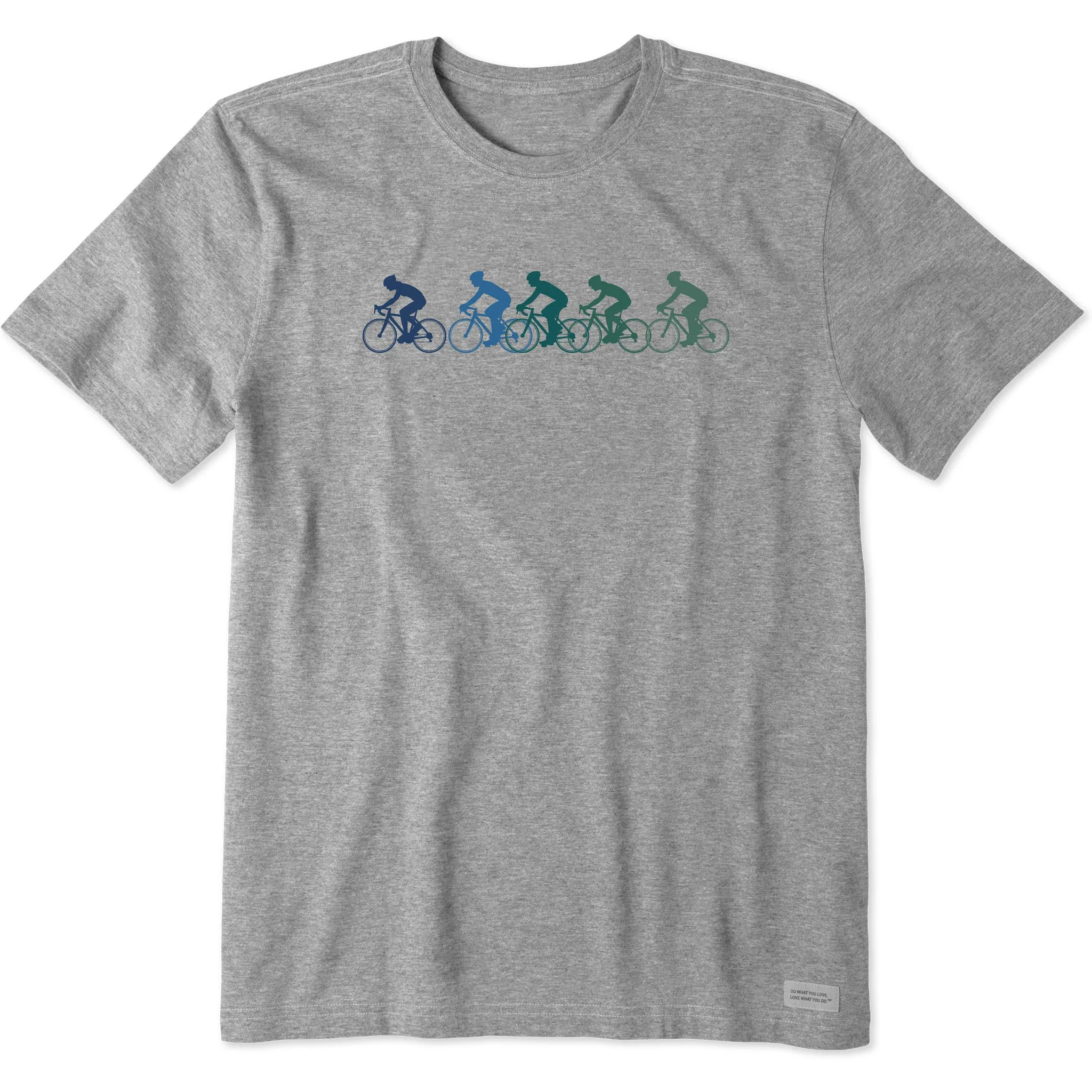 Men's Rally Road Bikers Short Sleeve Crusher Tee Life is Good