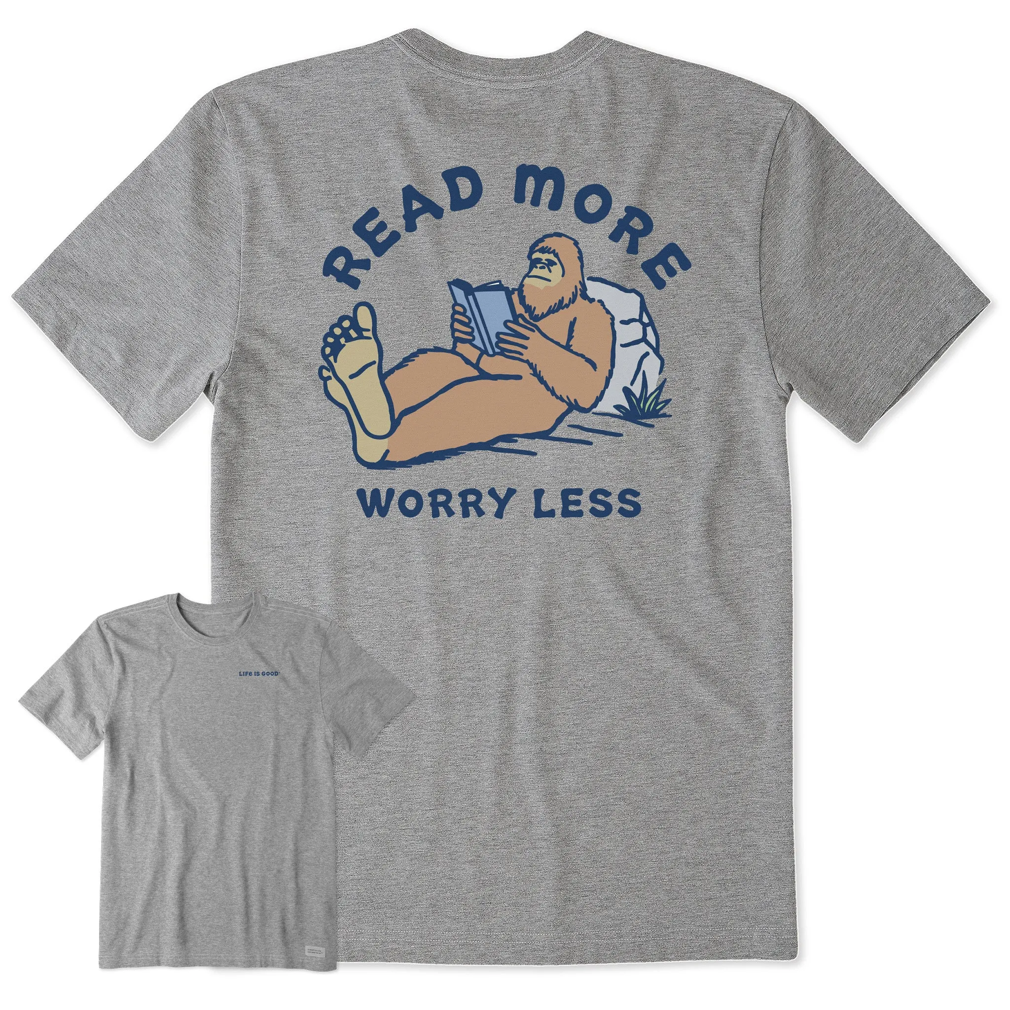 Men's Read More Bigfoot Short Sleeve Tee Life is Good