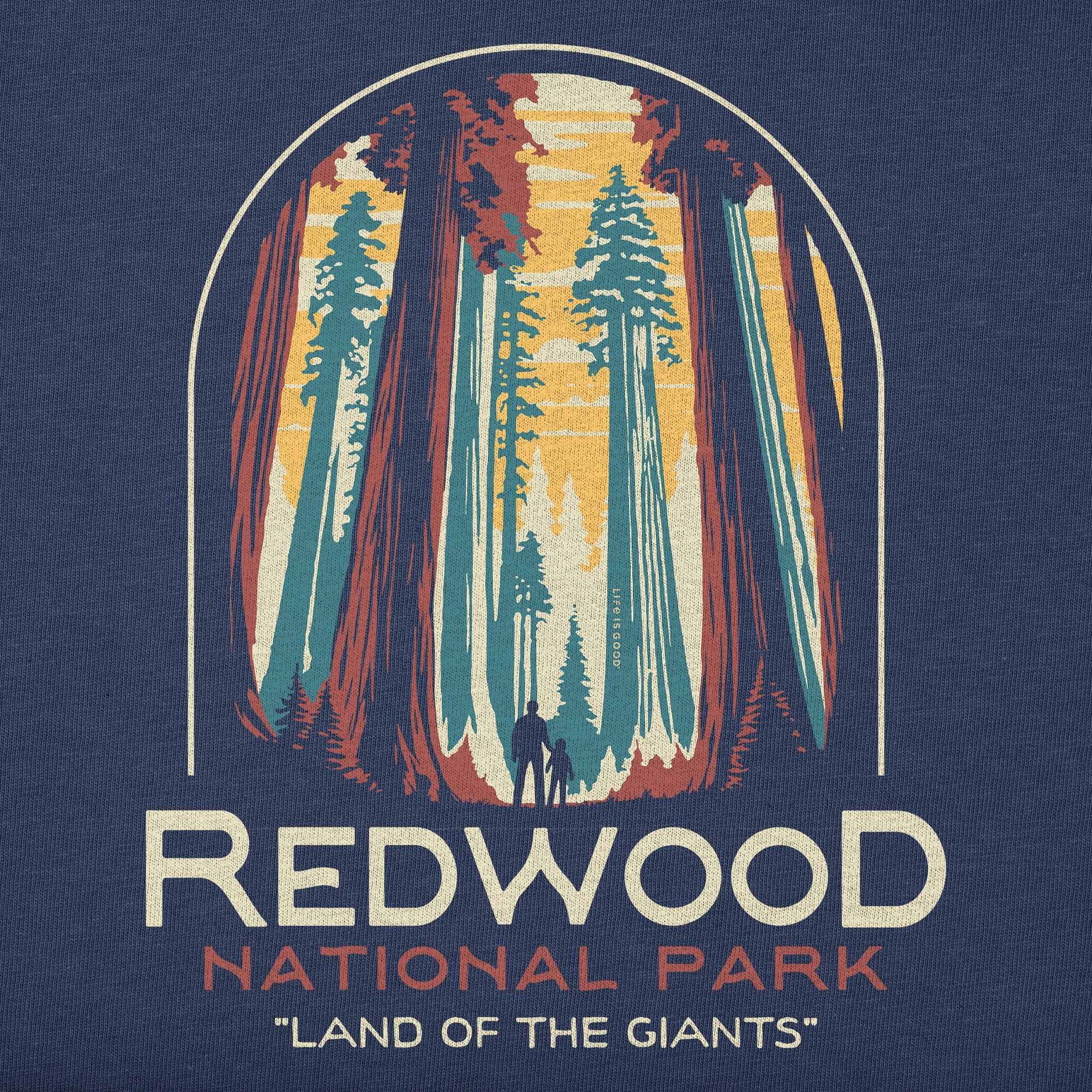 Men's Redwood National Park Short Sleeve Tee Life is Good