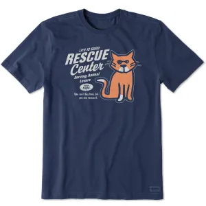 Men's Rescue Center Al Short Sleeve Crusher Tee Life is Good