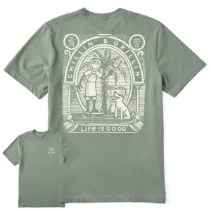 Men's Retro Chillin' & Grillin' Short Sleeve Tee Life is Good