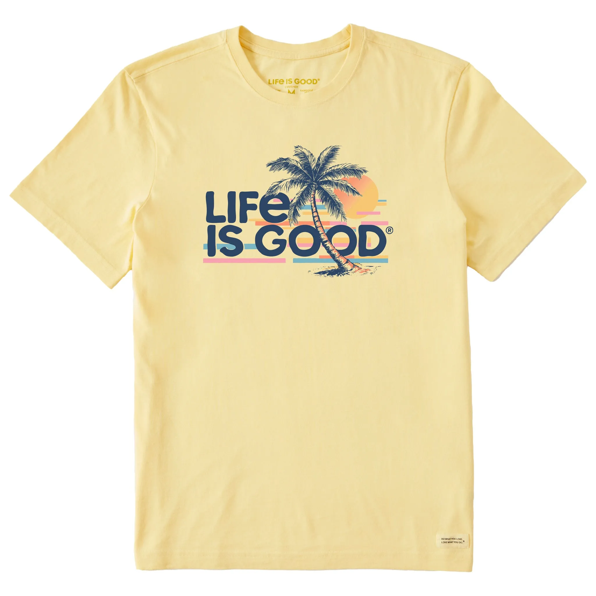 Men's Retro Palm Beach Short Sleeve Crusher Tee Life is Good