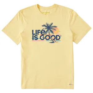 Men's Retro Palm Beach Short Sleeve Crusher Tee Life is Good