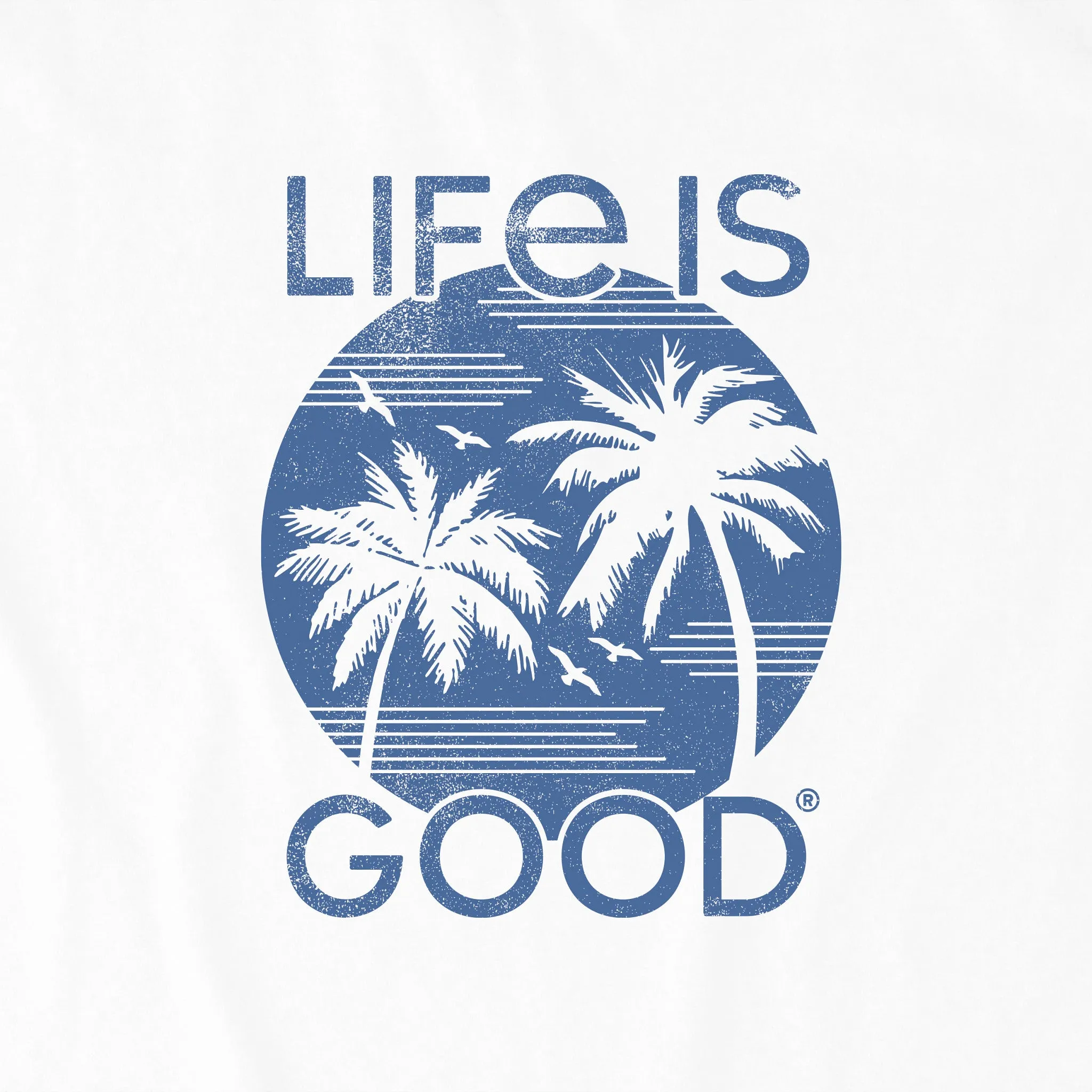 Men's Retro Palms Short Sleeve Tee Life is Good