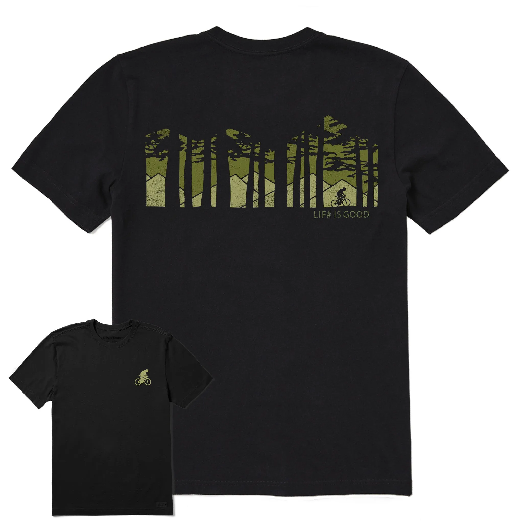 Men's Ride in the Woods Short Sleeve Tee Life is Good