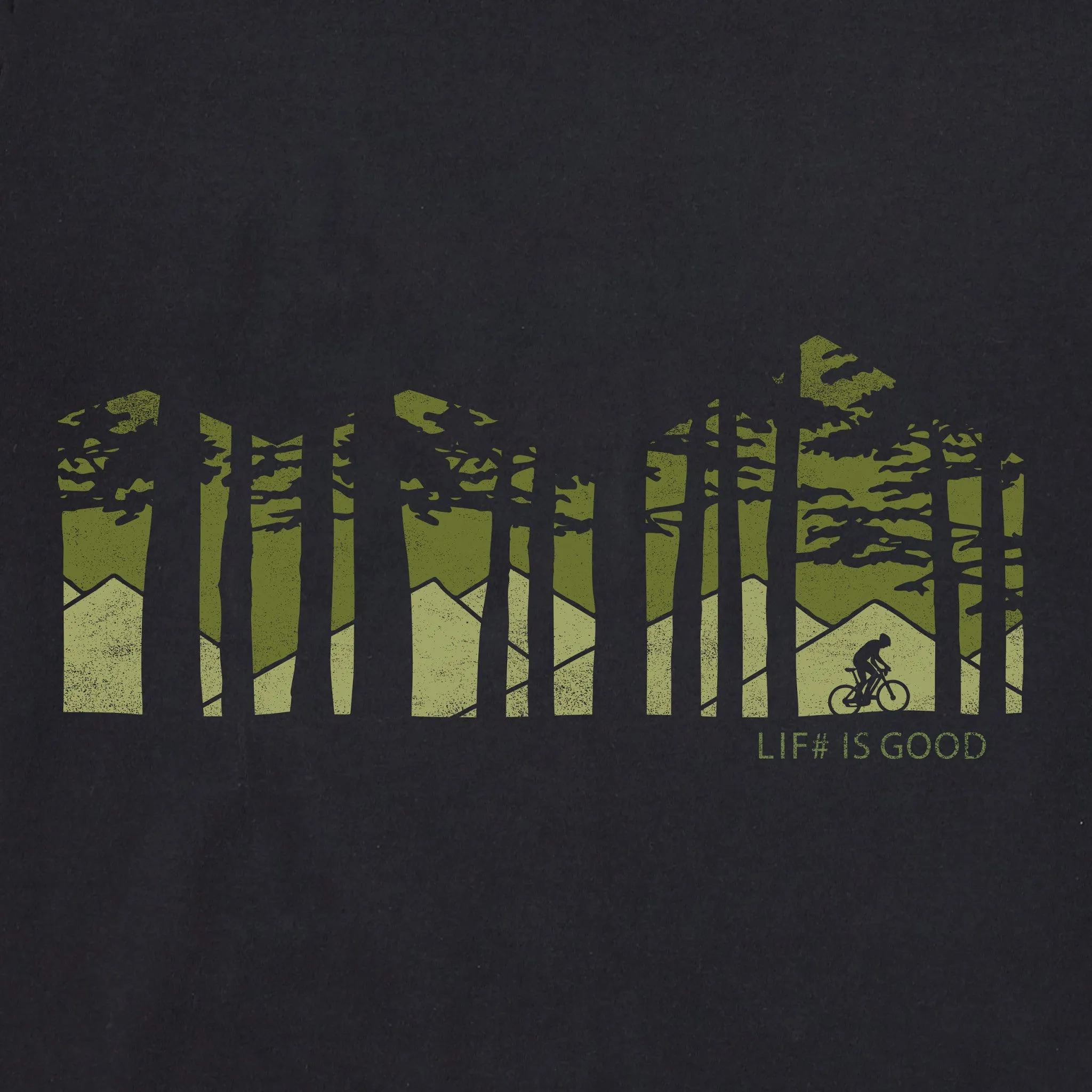 Men's Ride in the Woods Short Sleeve Tee Life is Good