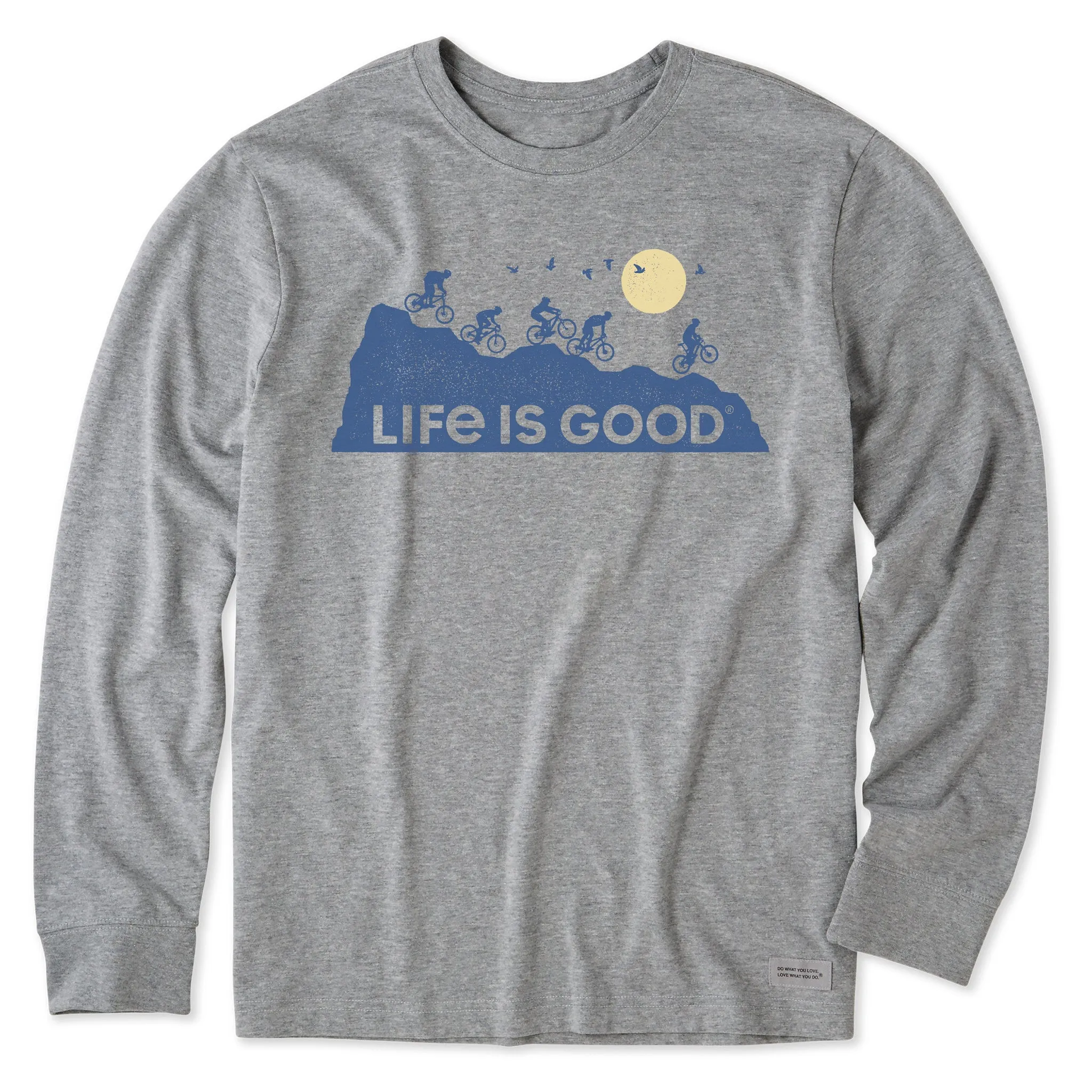 Men's Ride On And On Long Sleeve Crusher Tee Life is Good