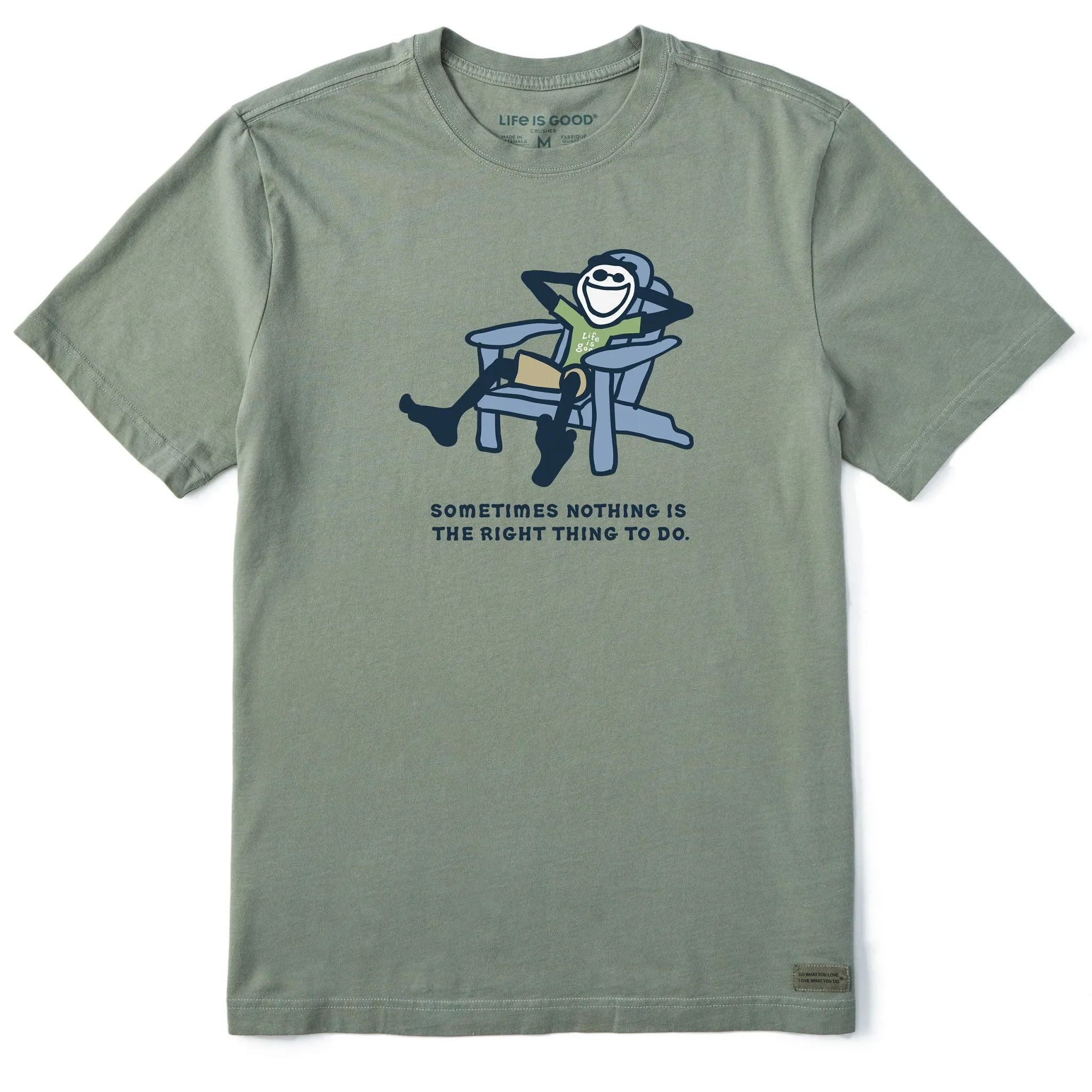 Men's Right Thing Jake Short Sleeve Crusher Tee Life is Good