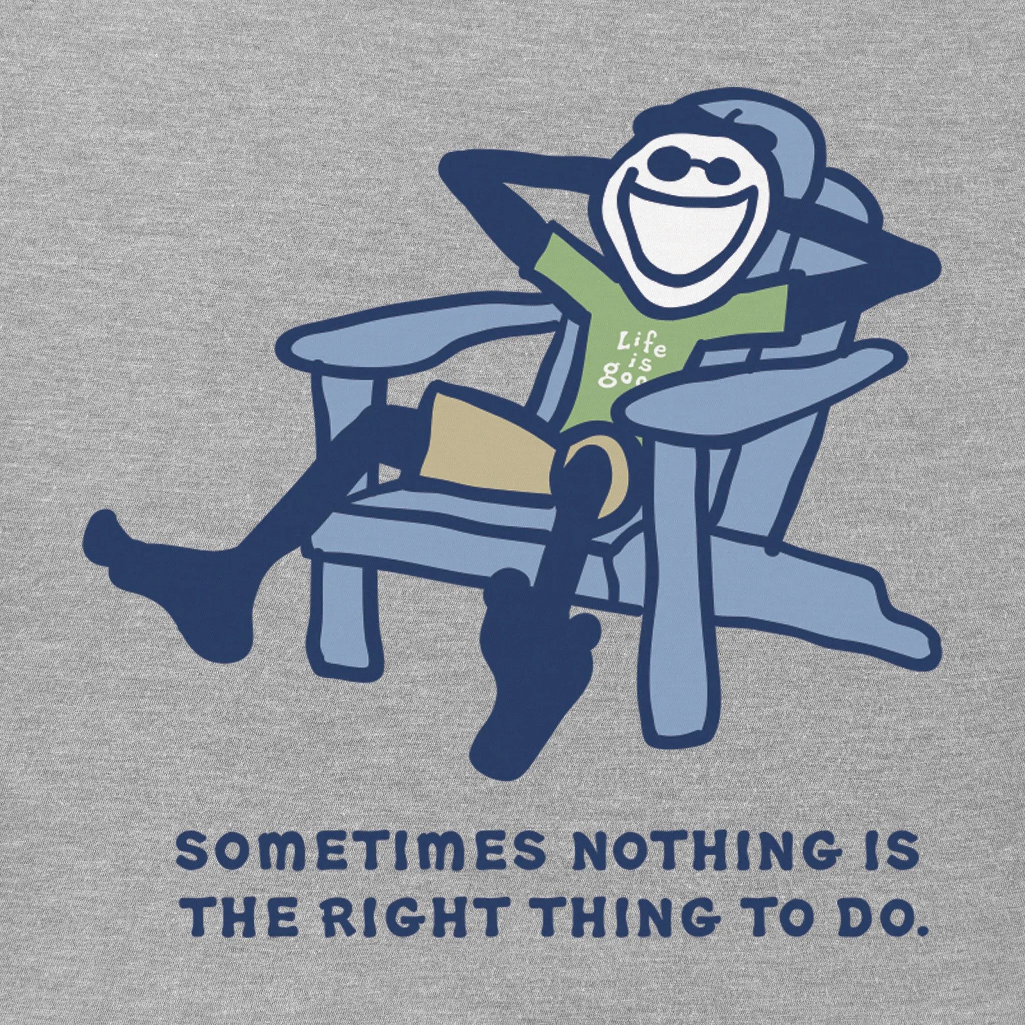 Men's Right Thing Jake Short Sleeve Crusher Tee Life is Good