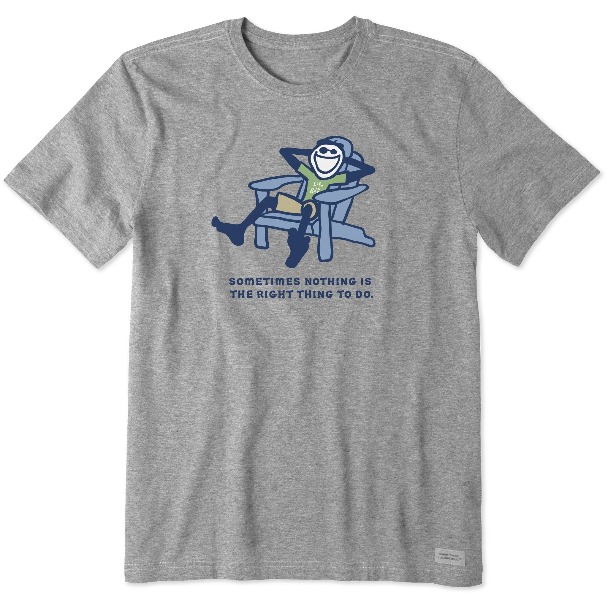 Men's Right Thing Jake Short Sleeve Crusher Tee Life is Good