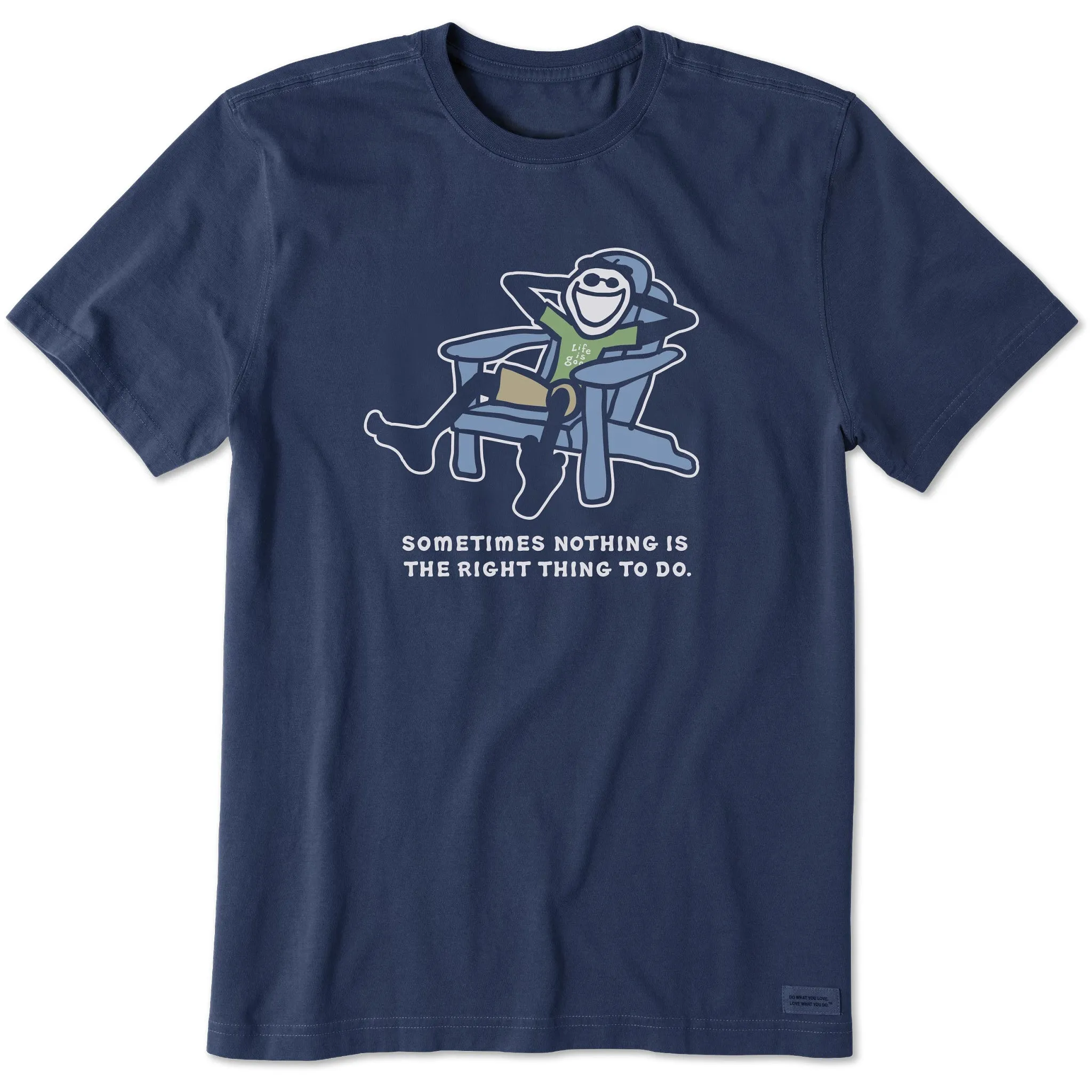 Men's Right Thing Jake Short Sleeve Crusher Tee Life is Good