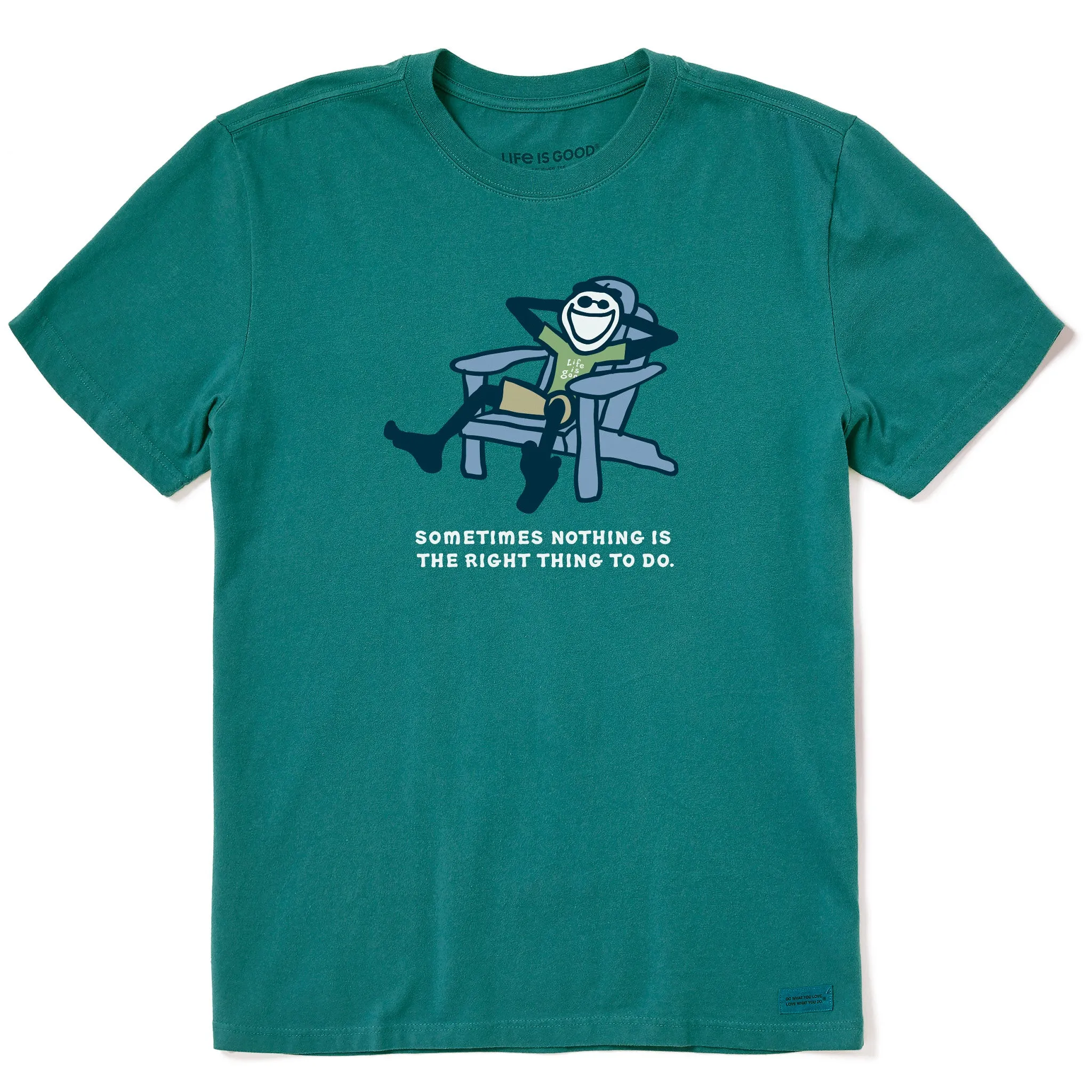 Men's Right Thing Jake Short Sleeve Crusher Tee Life is Good